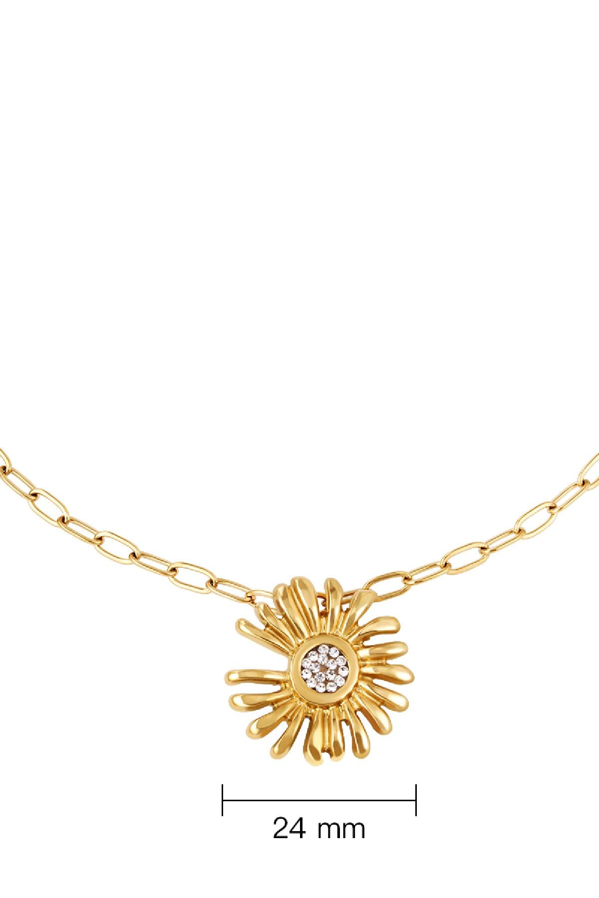 Ketting flower garden goud