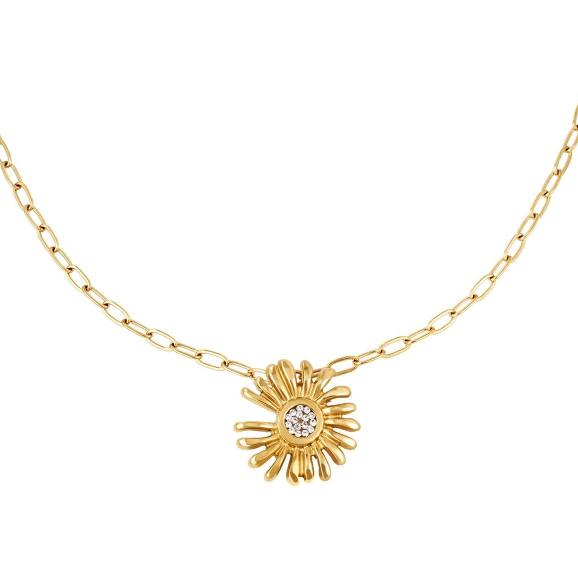 Ketting flower garden goud
