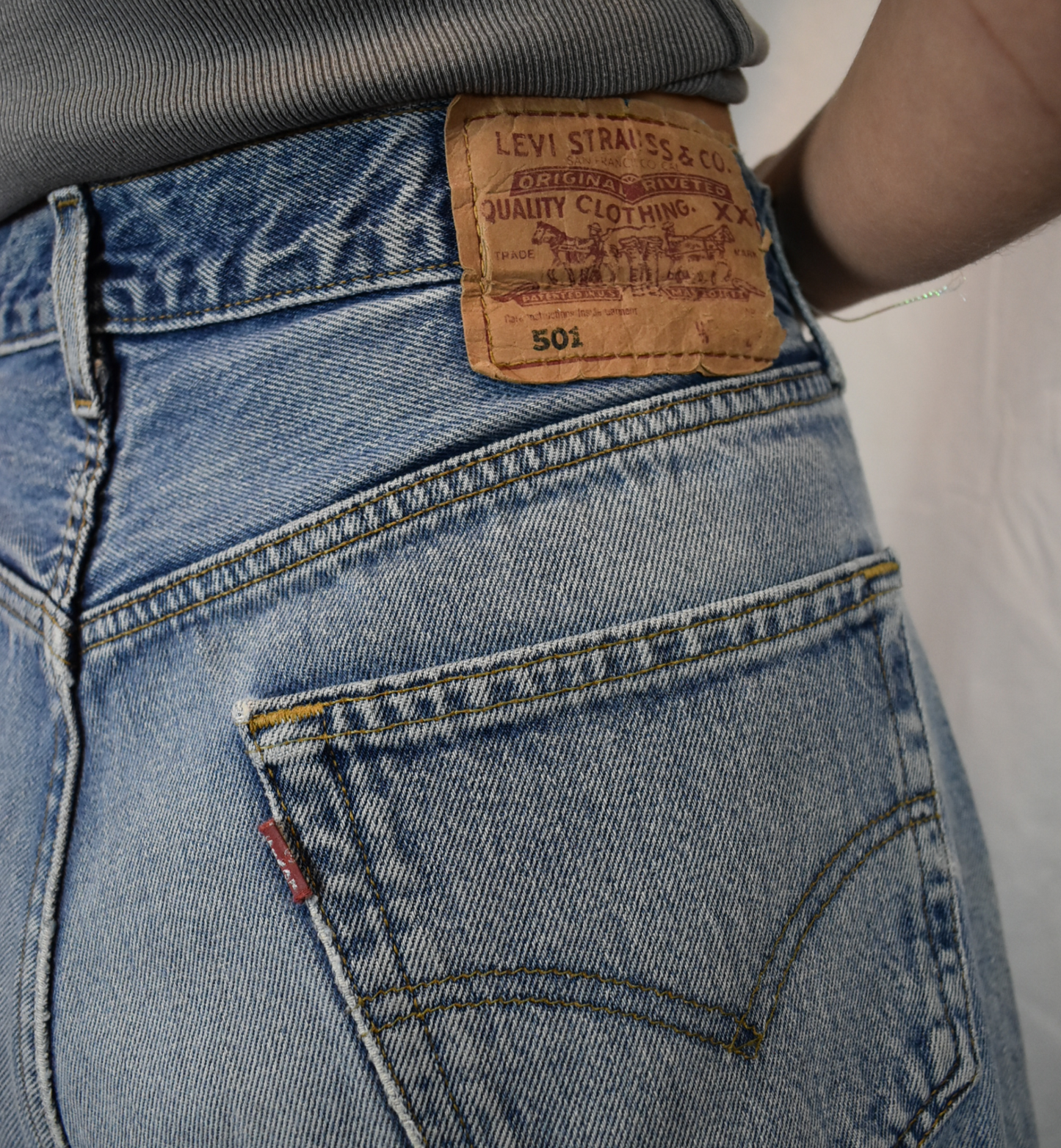 Vintage 501 levi's broek
