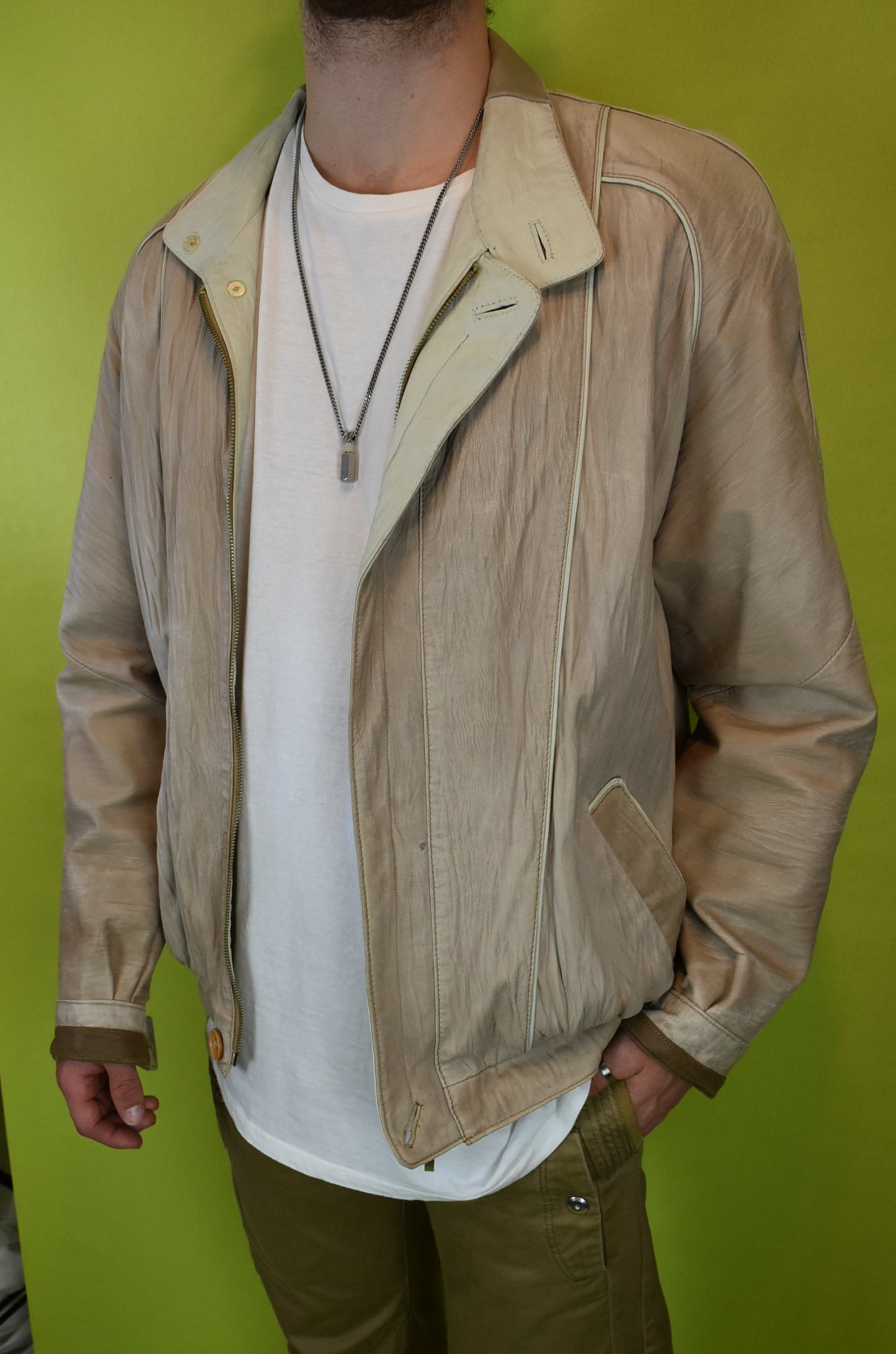 Vintage leren jacket