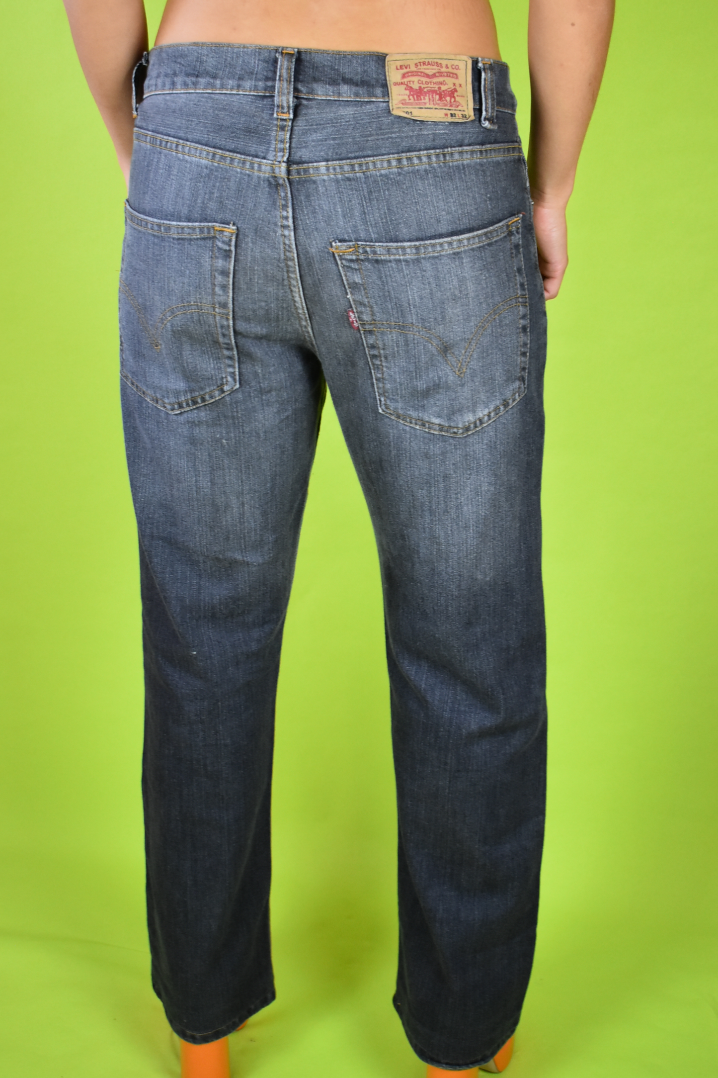 Vintage Levi's 501 grijs
