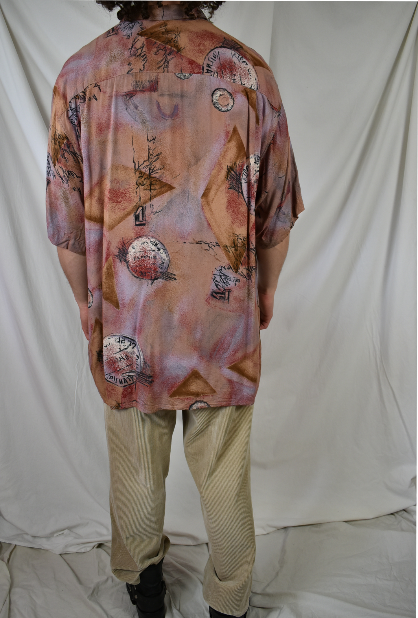 Vintage blouse met print