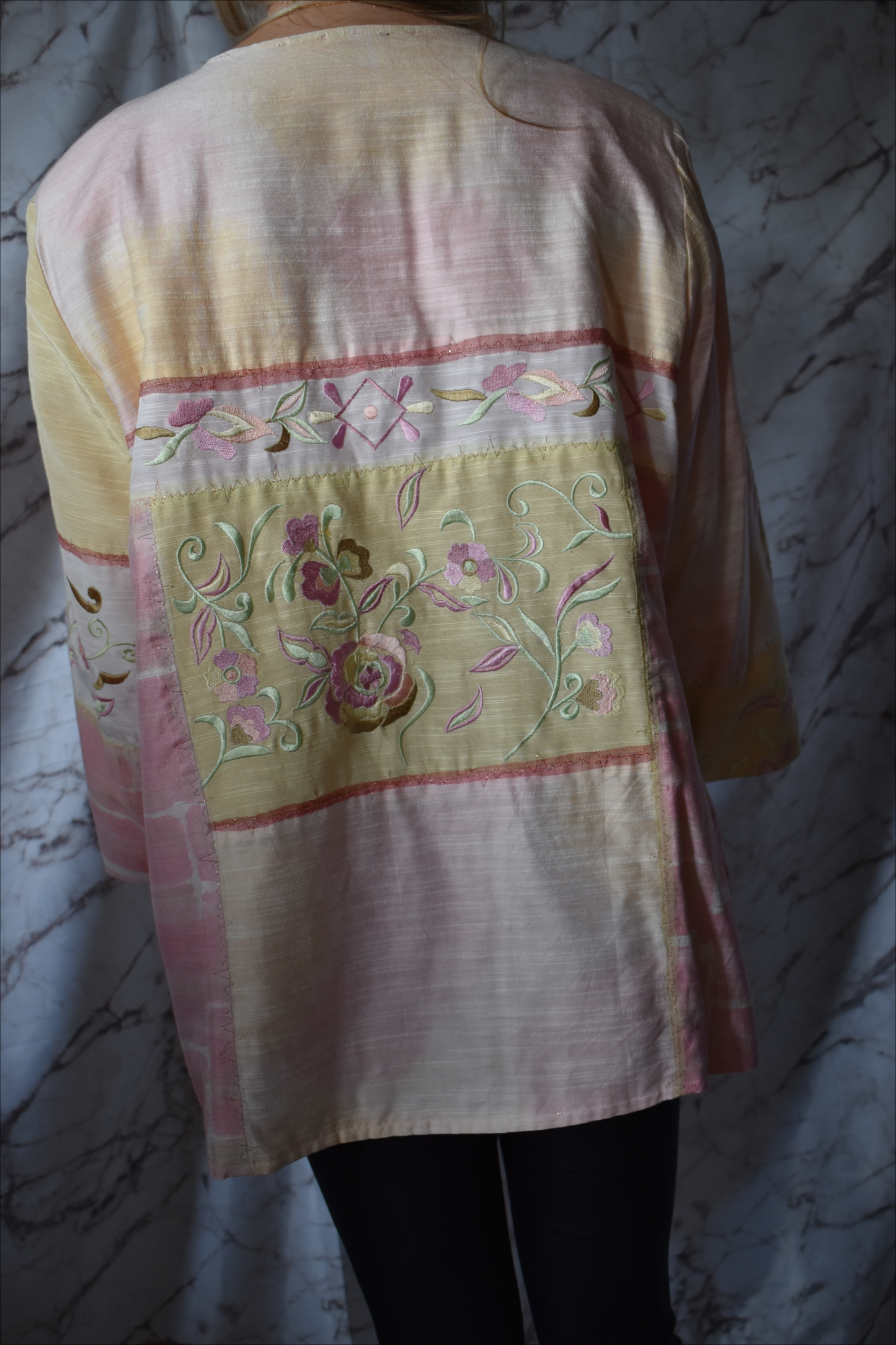 Vintage Indigo roze jacket