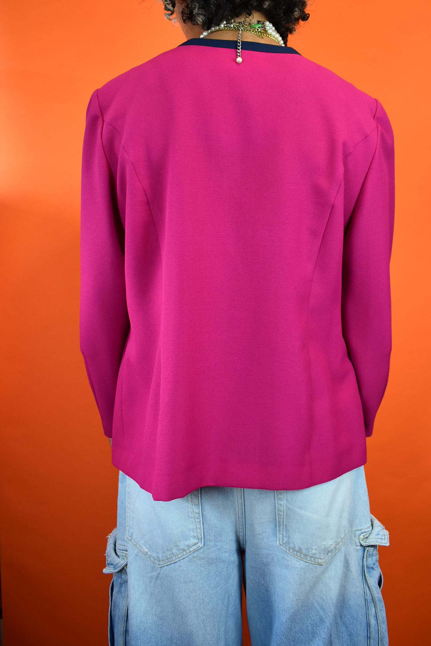 Vintage roze colbert