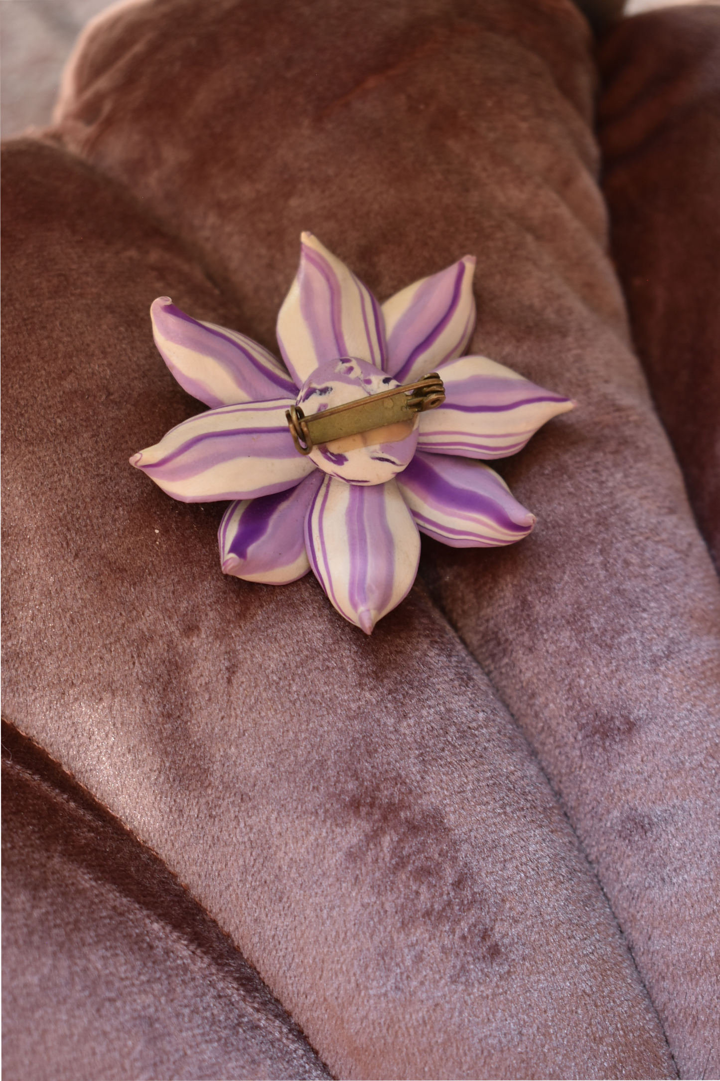 Vintage broche bloem