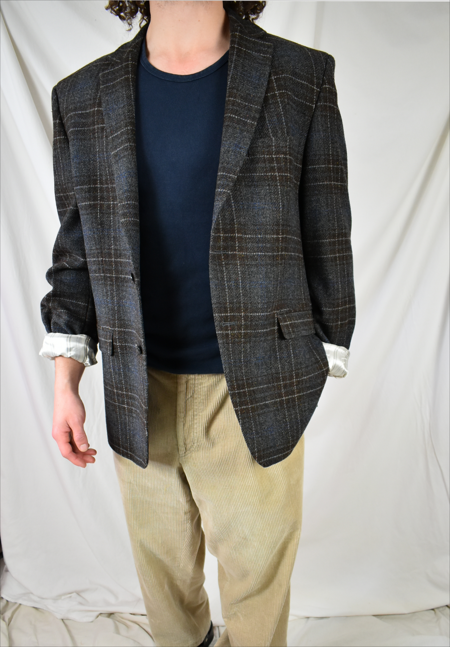 Vintage tweed colbert uniseks