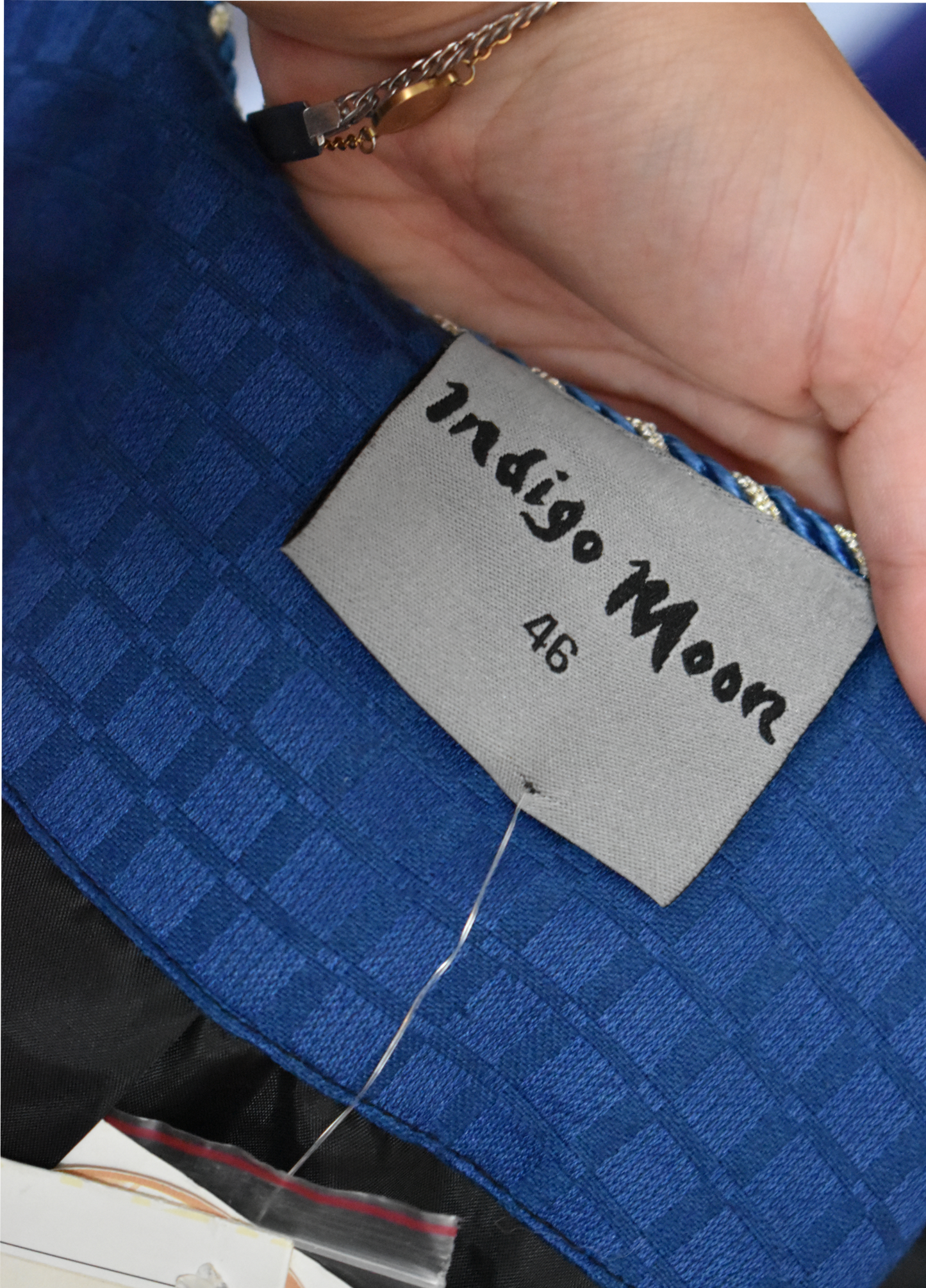 Vintage Indigo blauw jacket