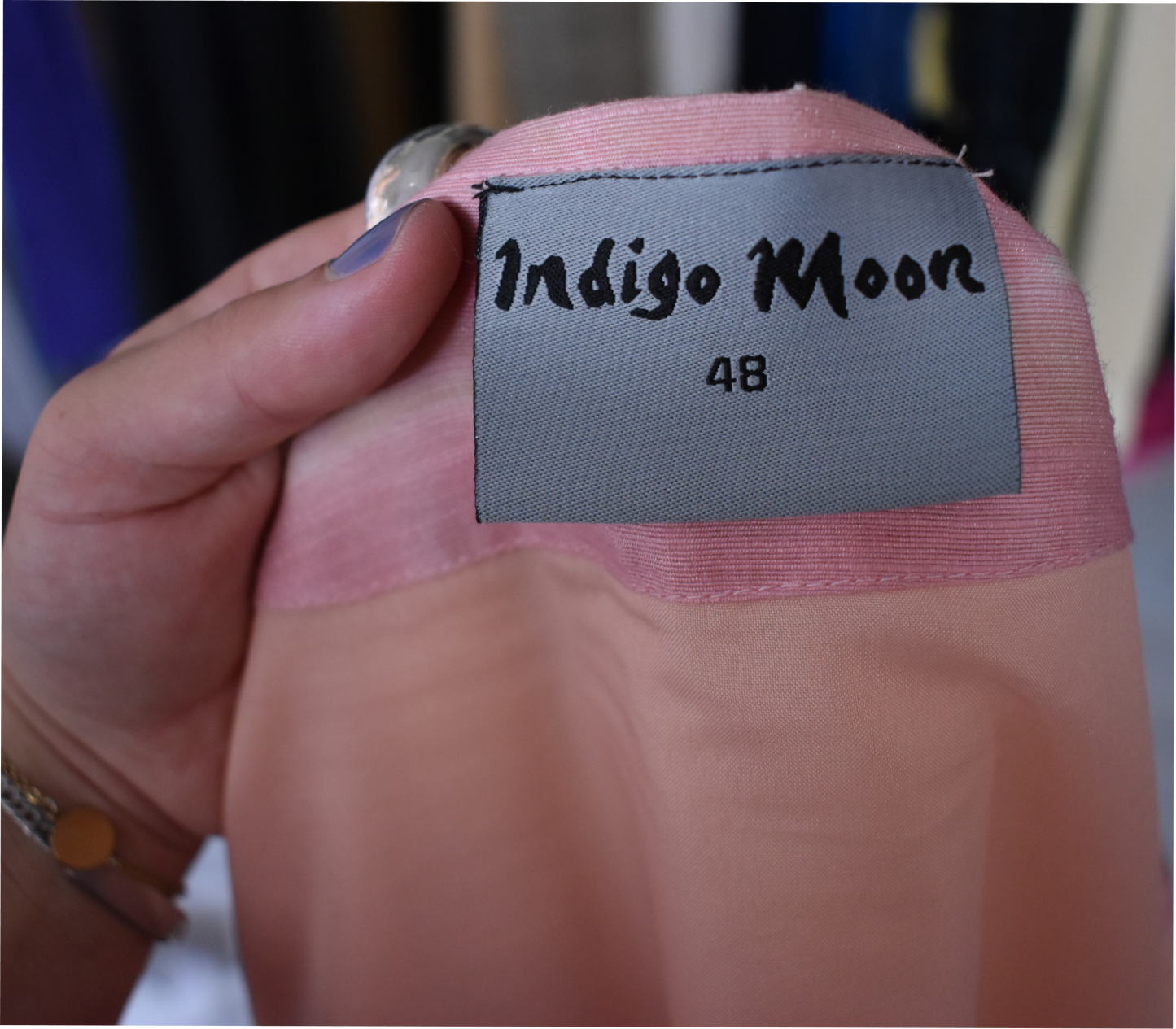Vintage Indigo roze jacket