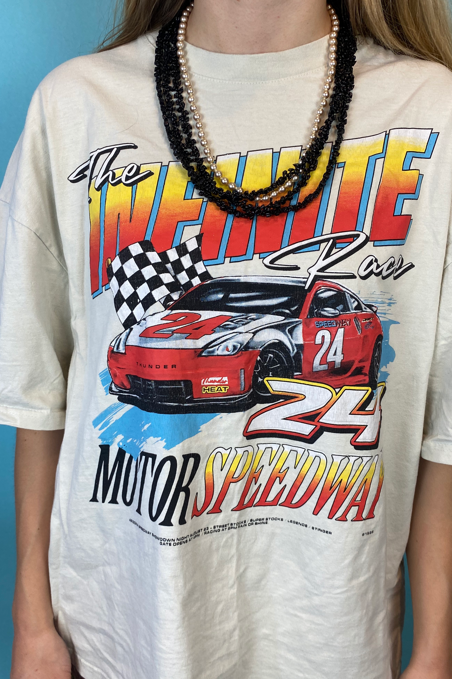 Race shirt uniseks