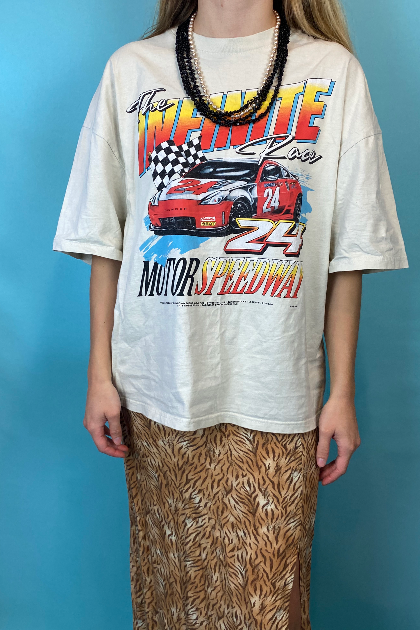 Race shirt uniseks
