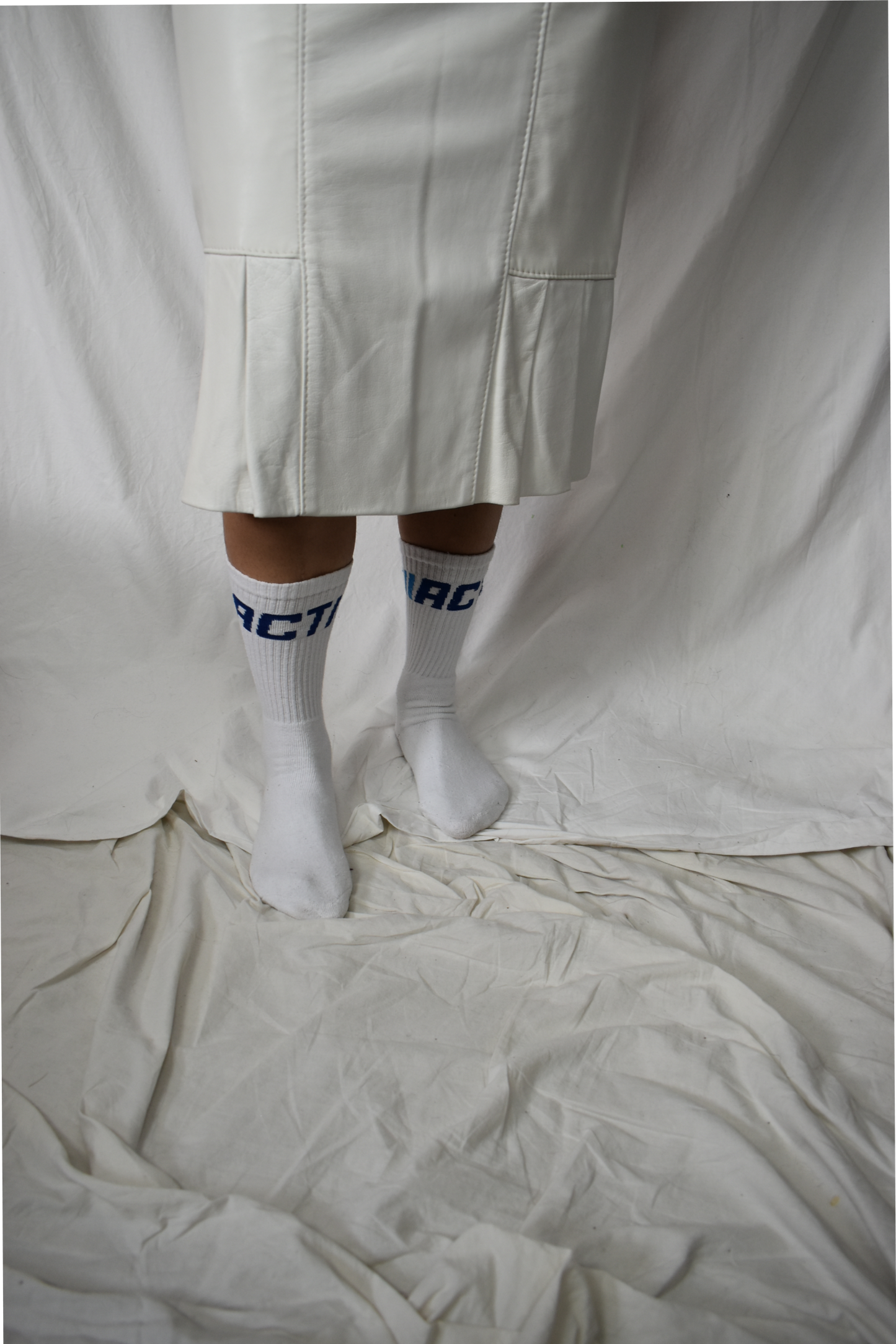Vintage Zablée leren rok