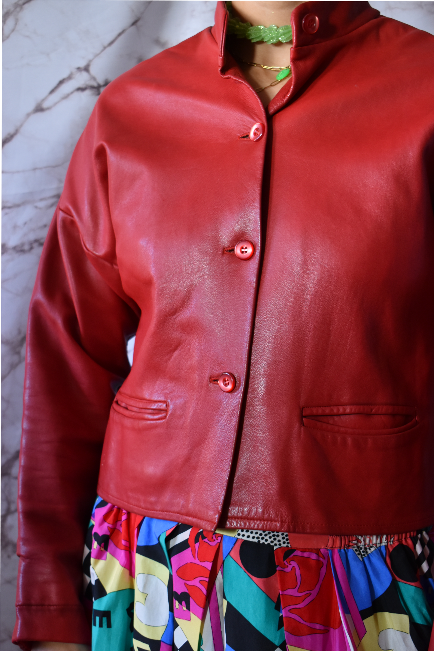 Vintage rode jacket