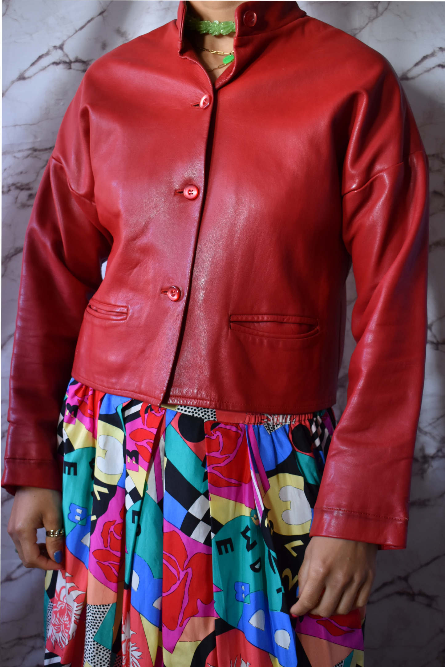 Vintage rode jacket