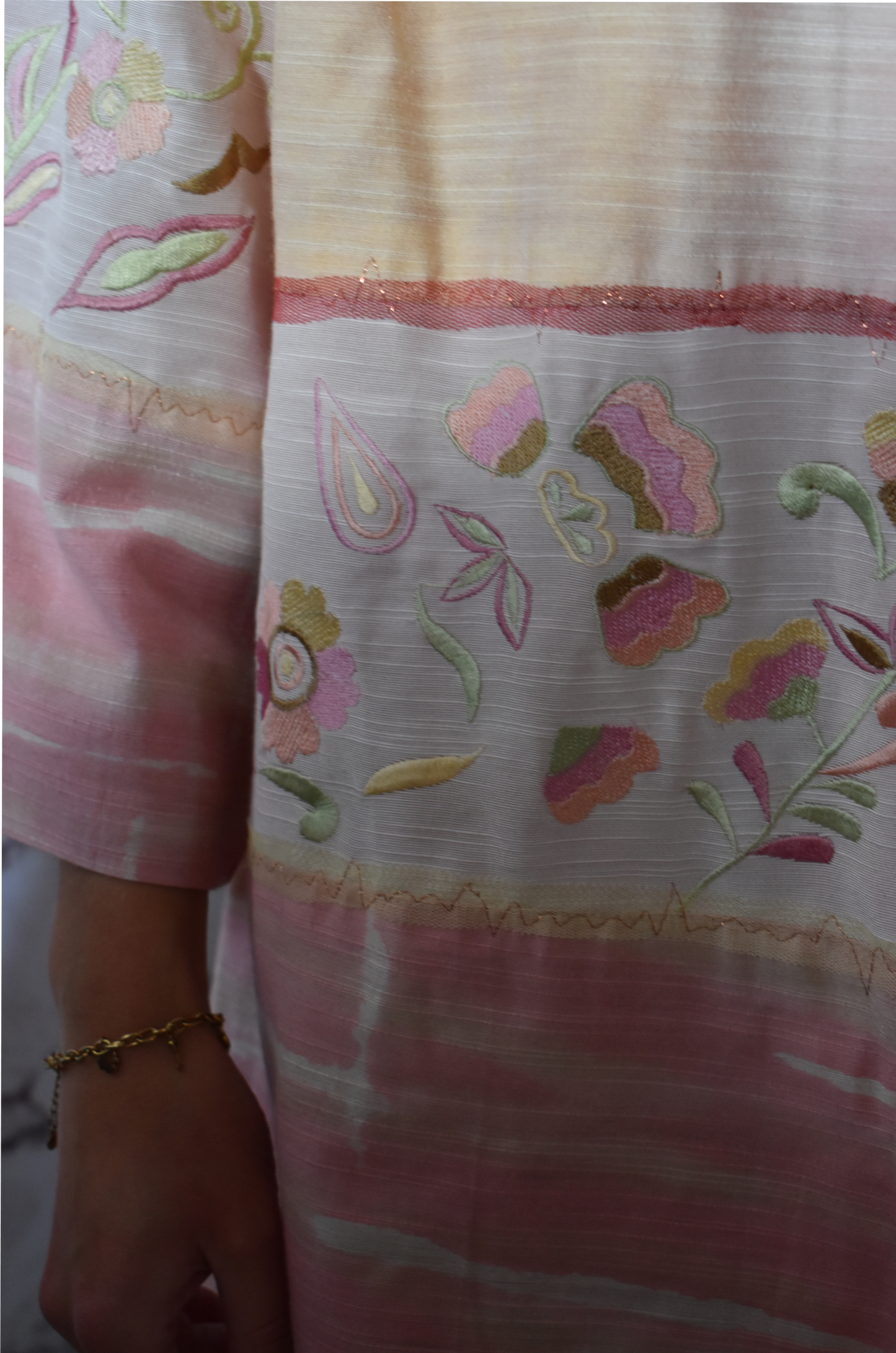 Vintage Indigo roze jacket