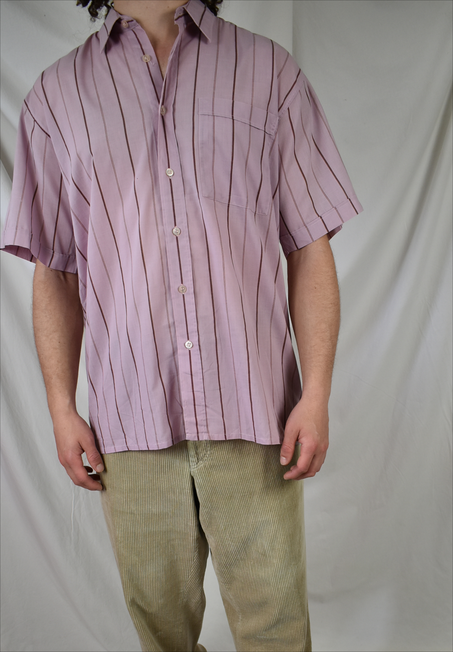 Vintage blouse roze