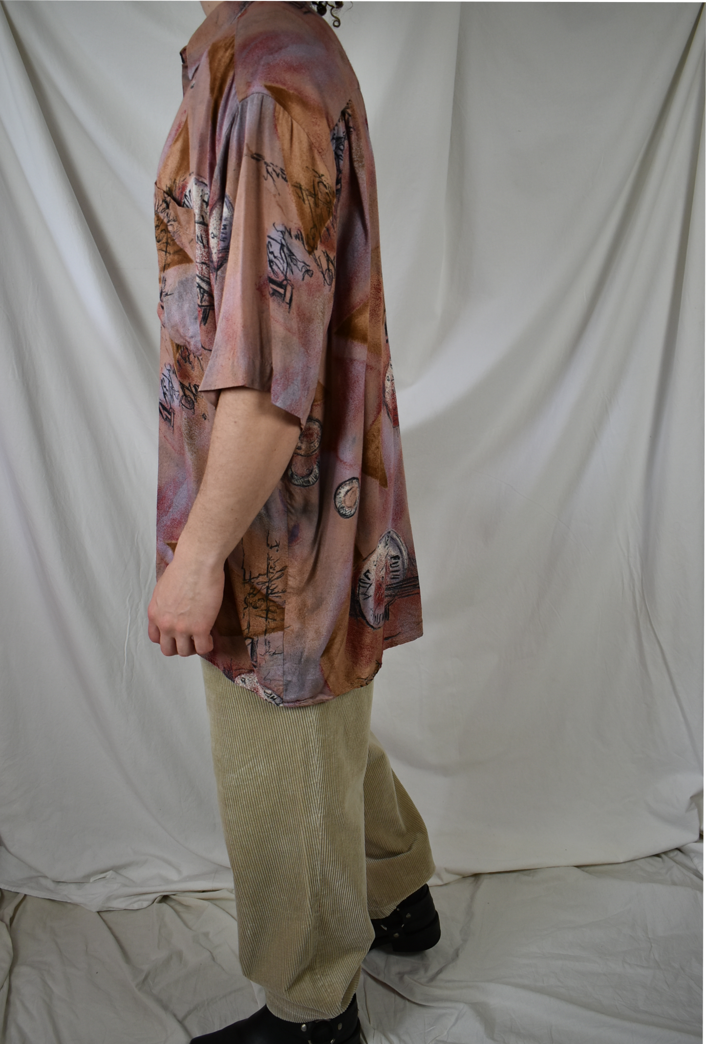 Vintage blouse met print
