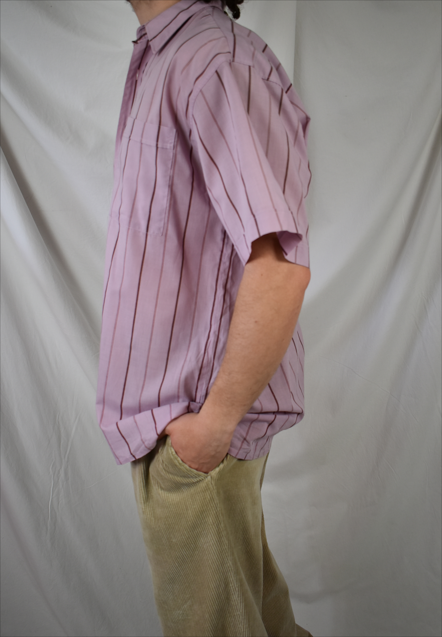 Vintage blouse roze