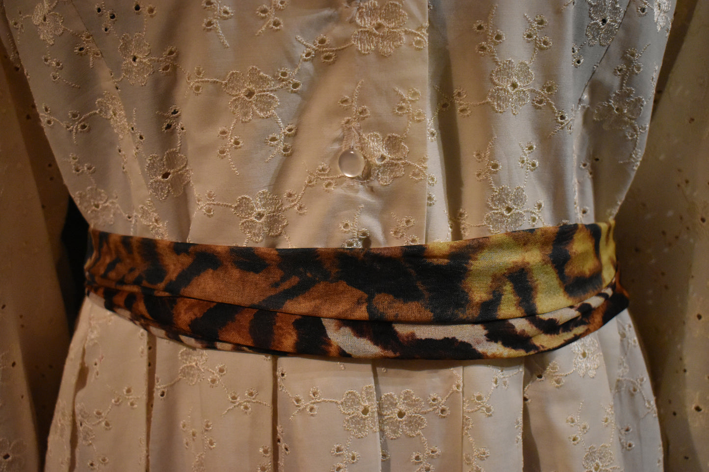 Vintage panter sjaaltje
