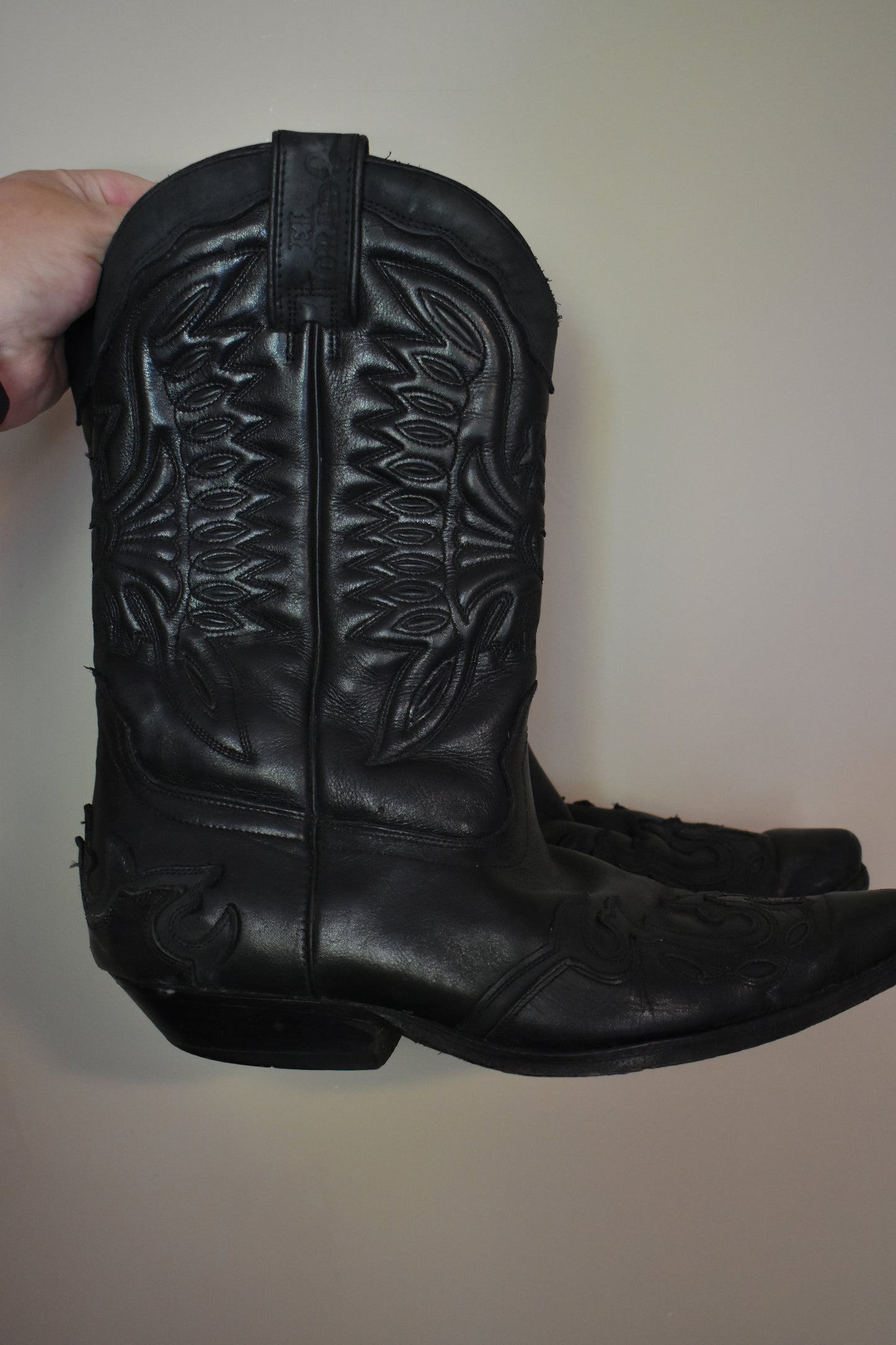 vintage cowboy boots uniseks