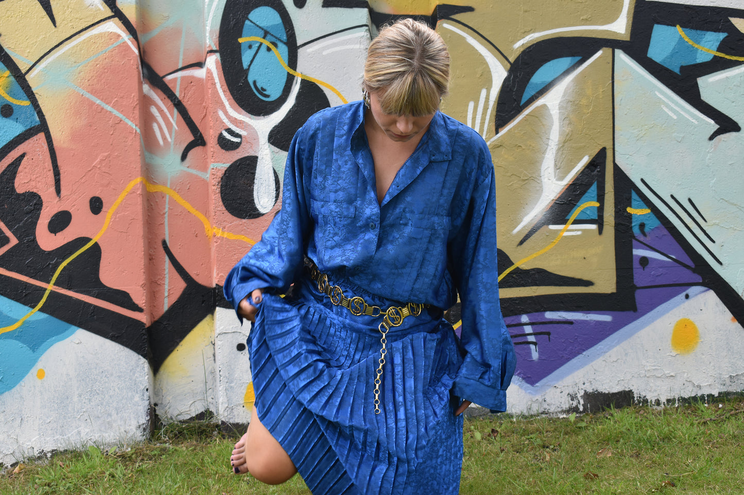 Vintage gouden riem