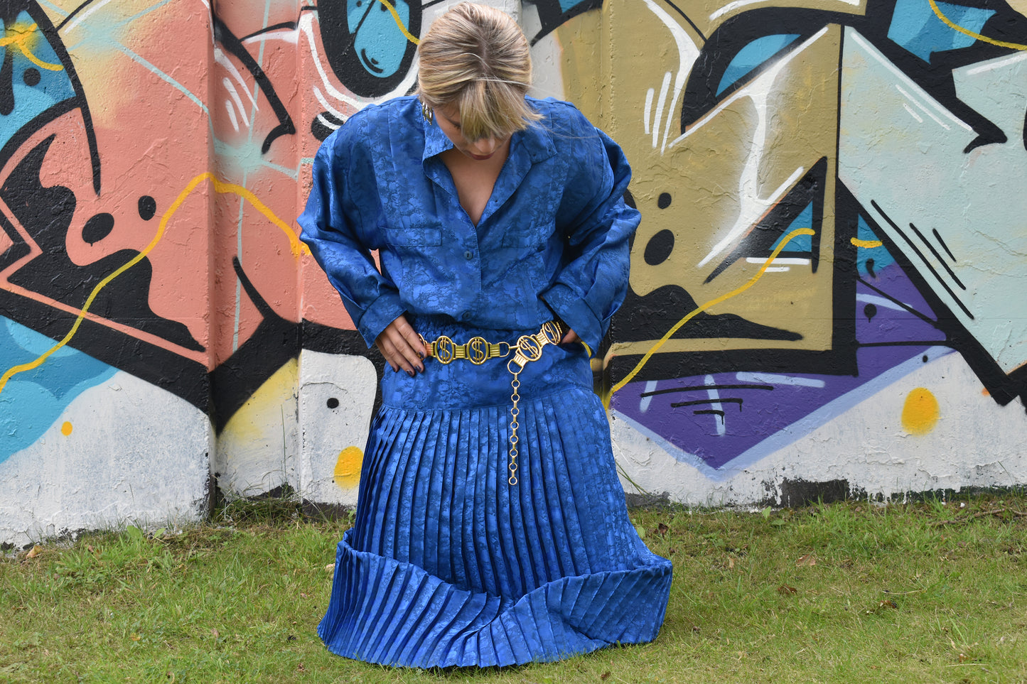 Vintage gouden riem