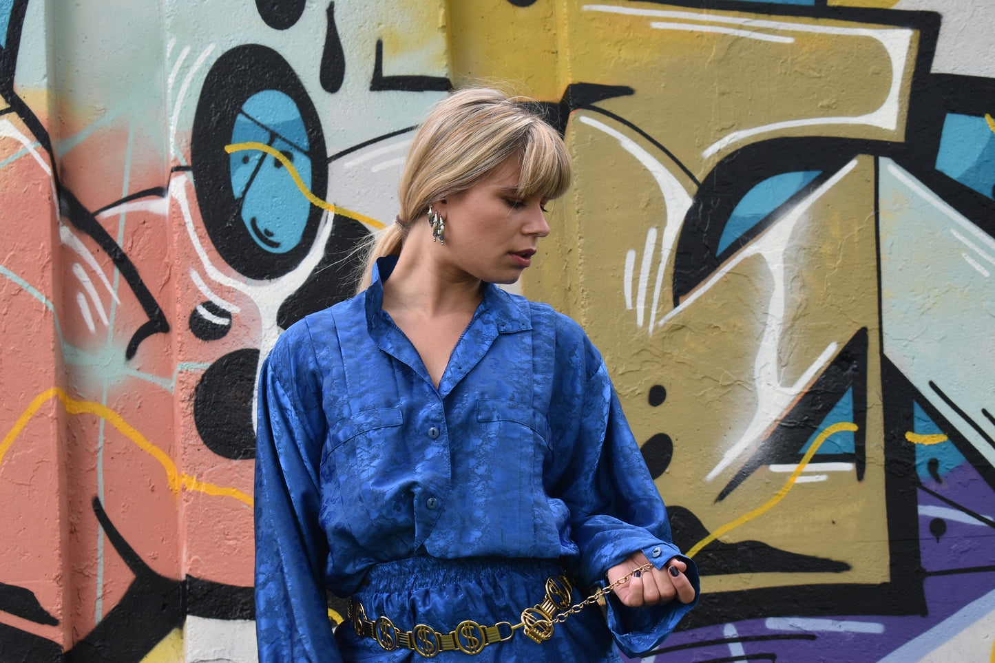Vintage gouden riem