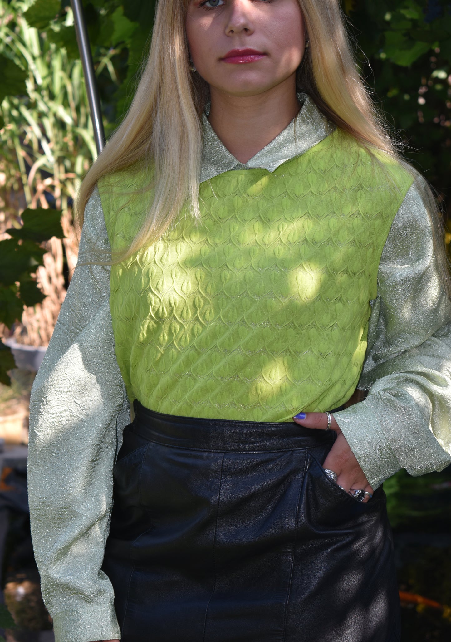 Vintage groene spencer