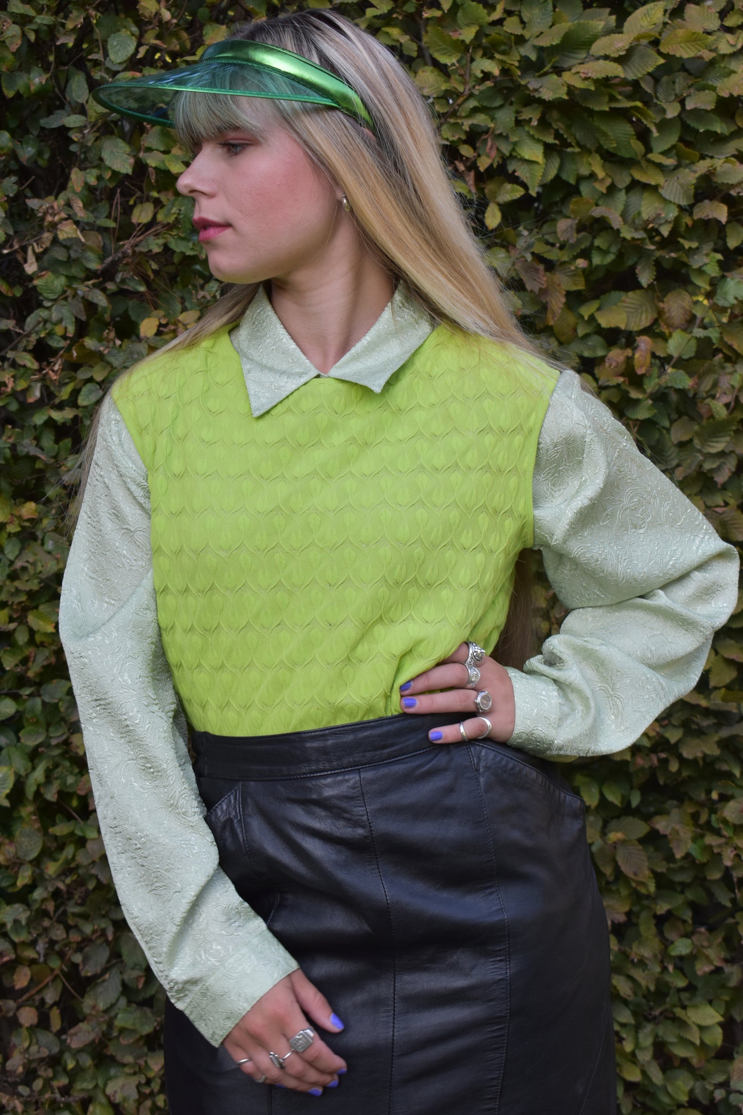Vintage groene spencer