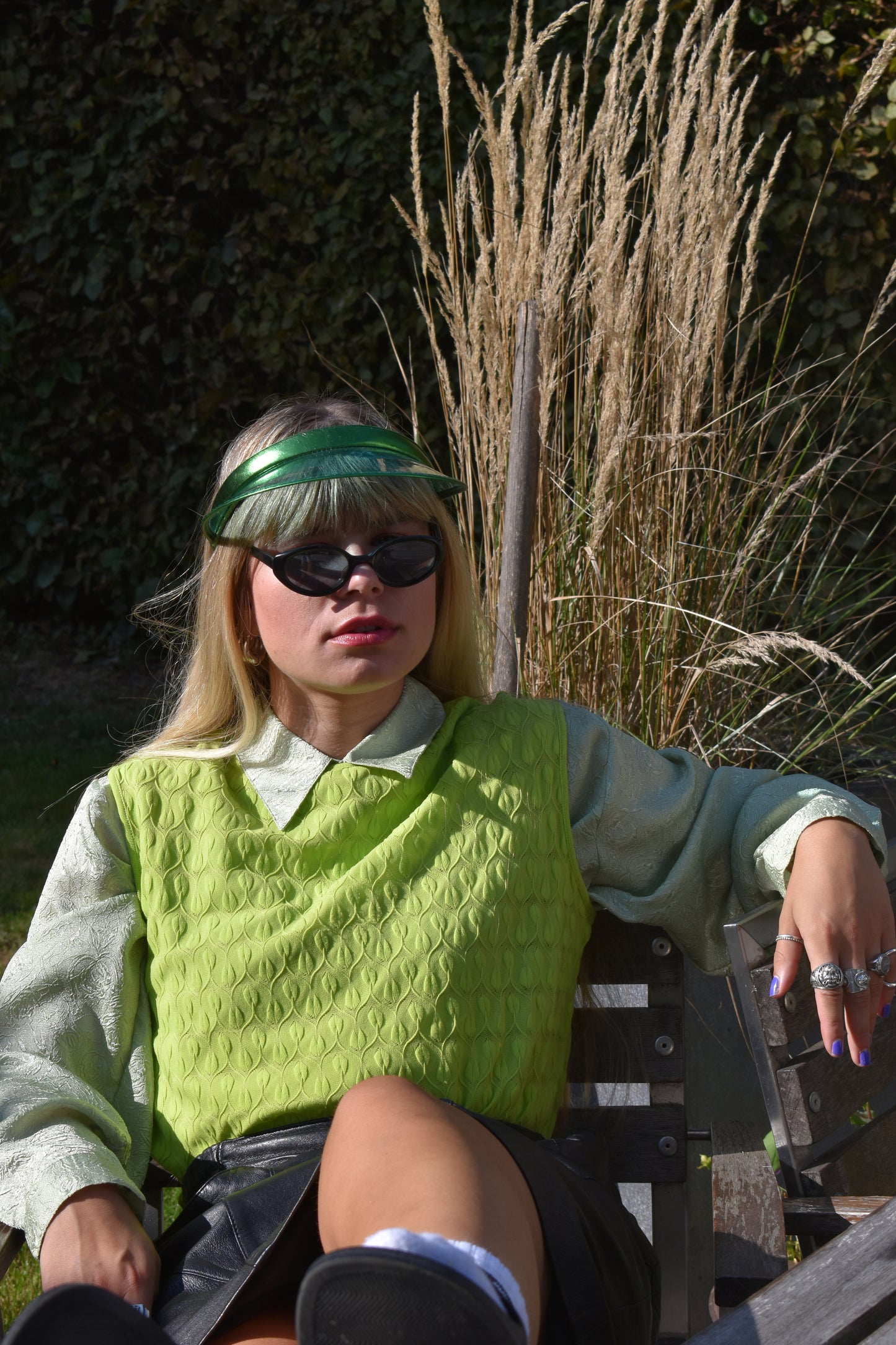 Vintage groene spencer