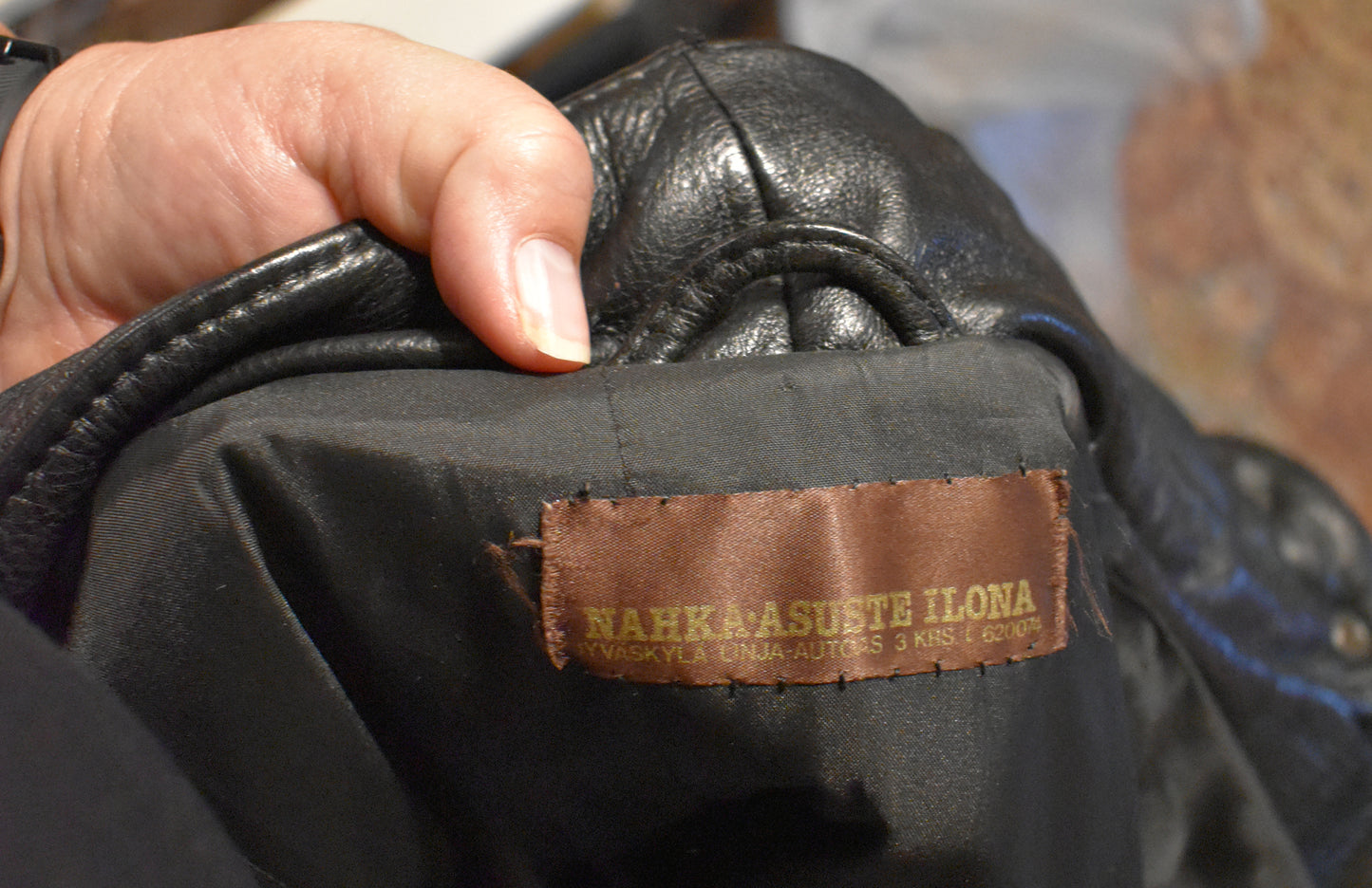 Vintage Nahka.asuste ilona jacket