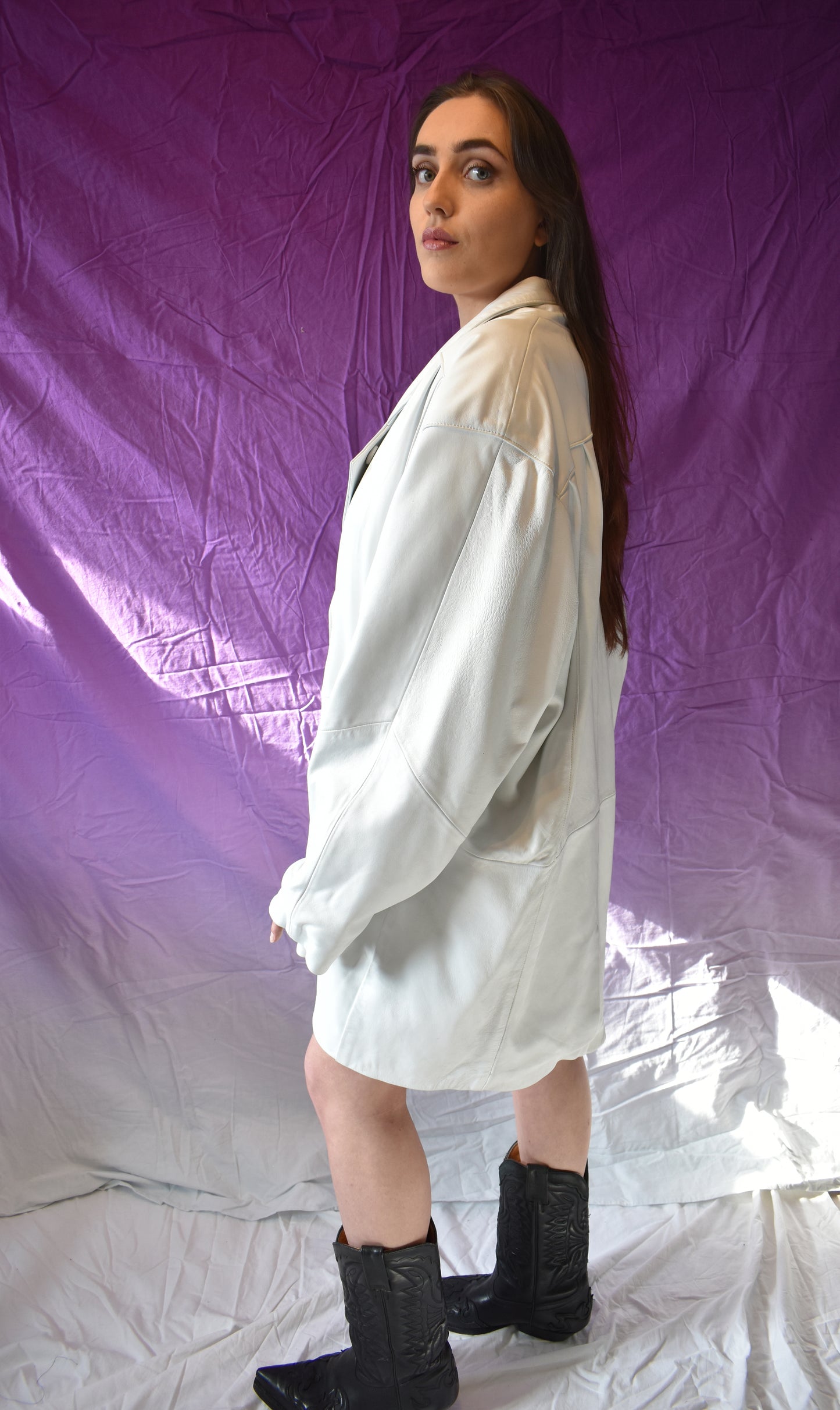 Vintage leren jacket