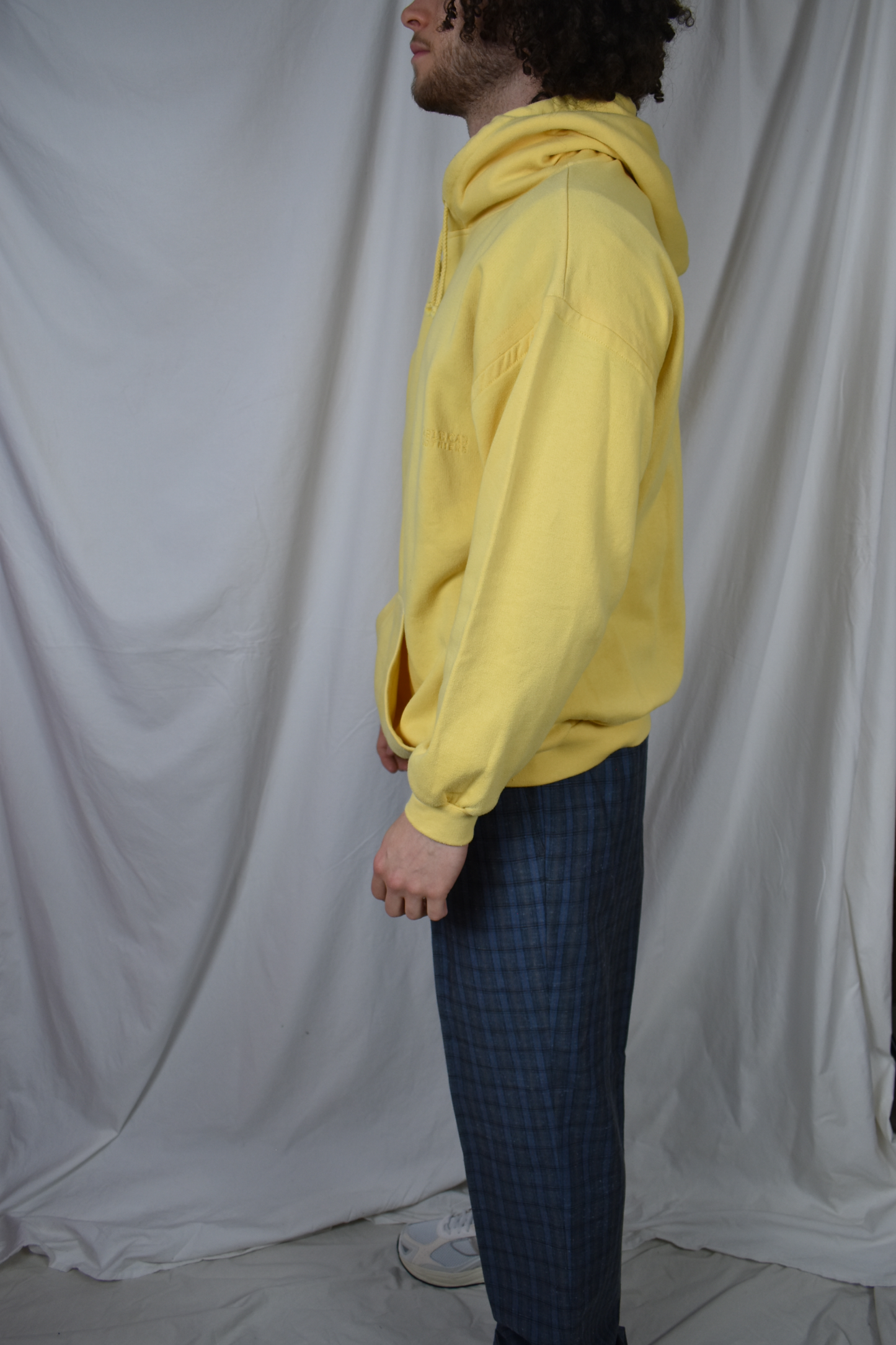 Gele hoodie uniseks