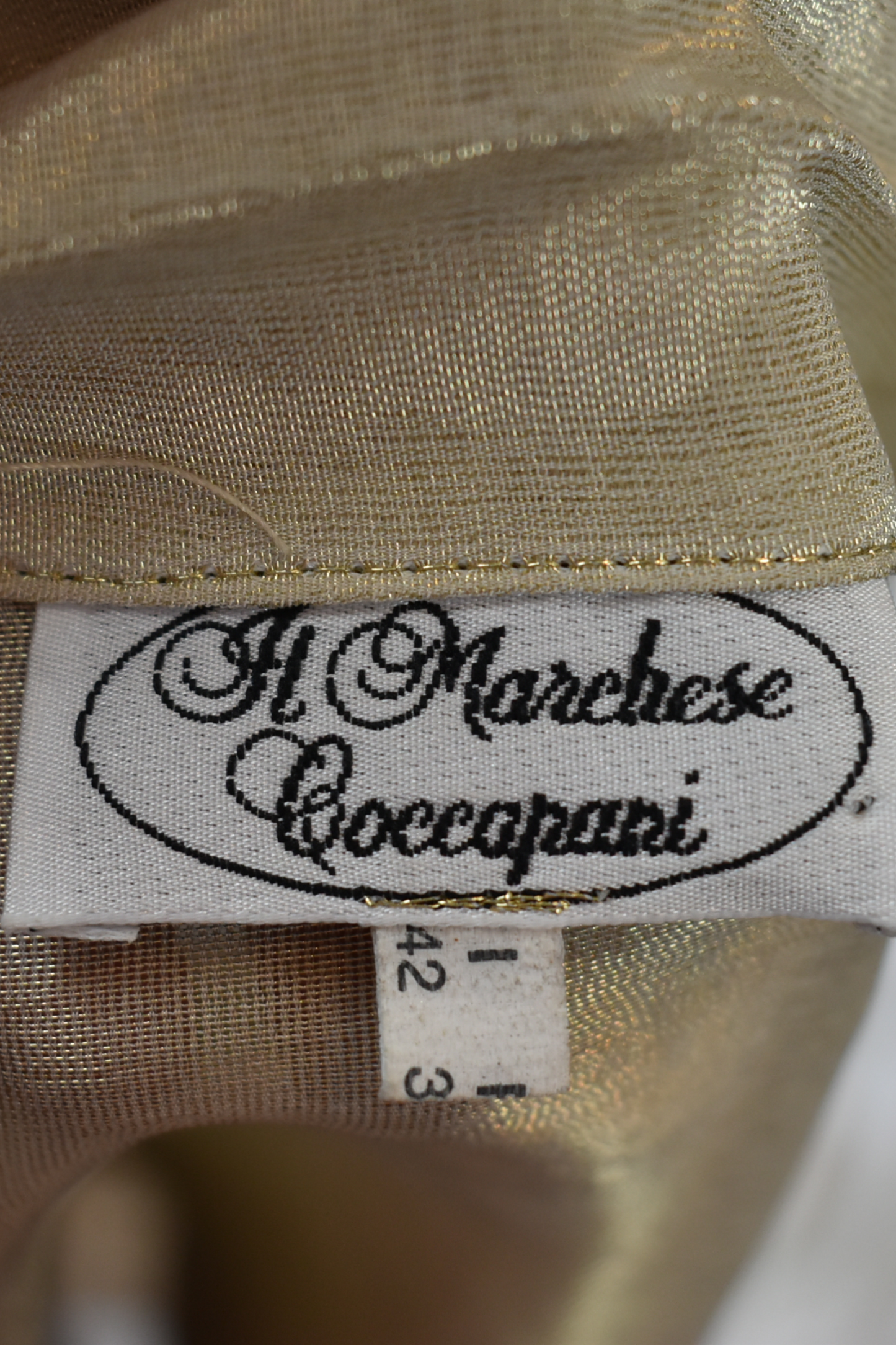 Vintage H Marchese Goccapani blouse