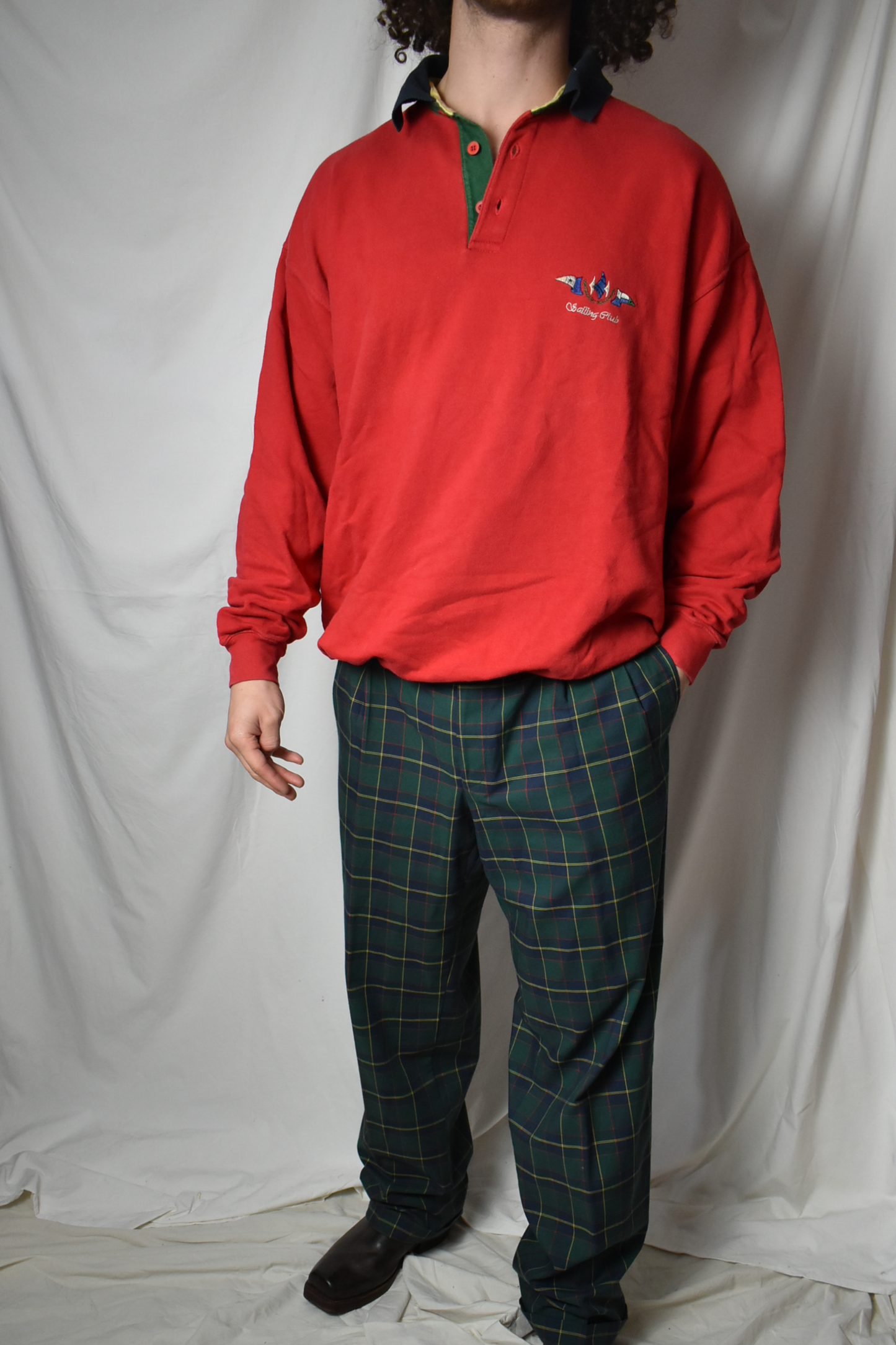 Vintage trui rood