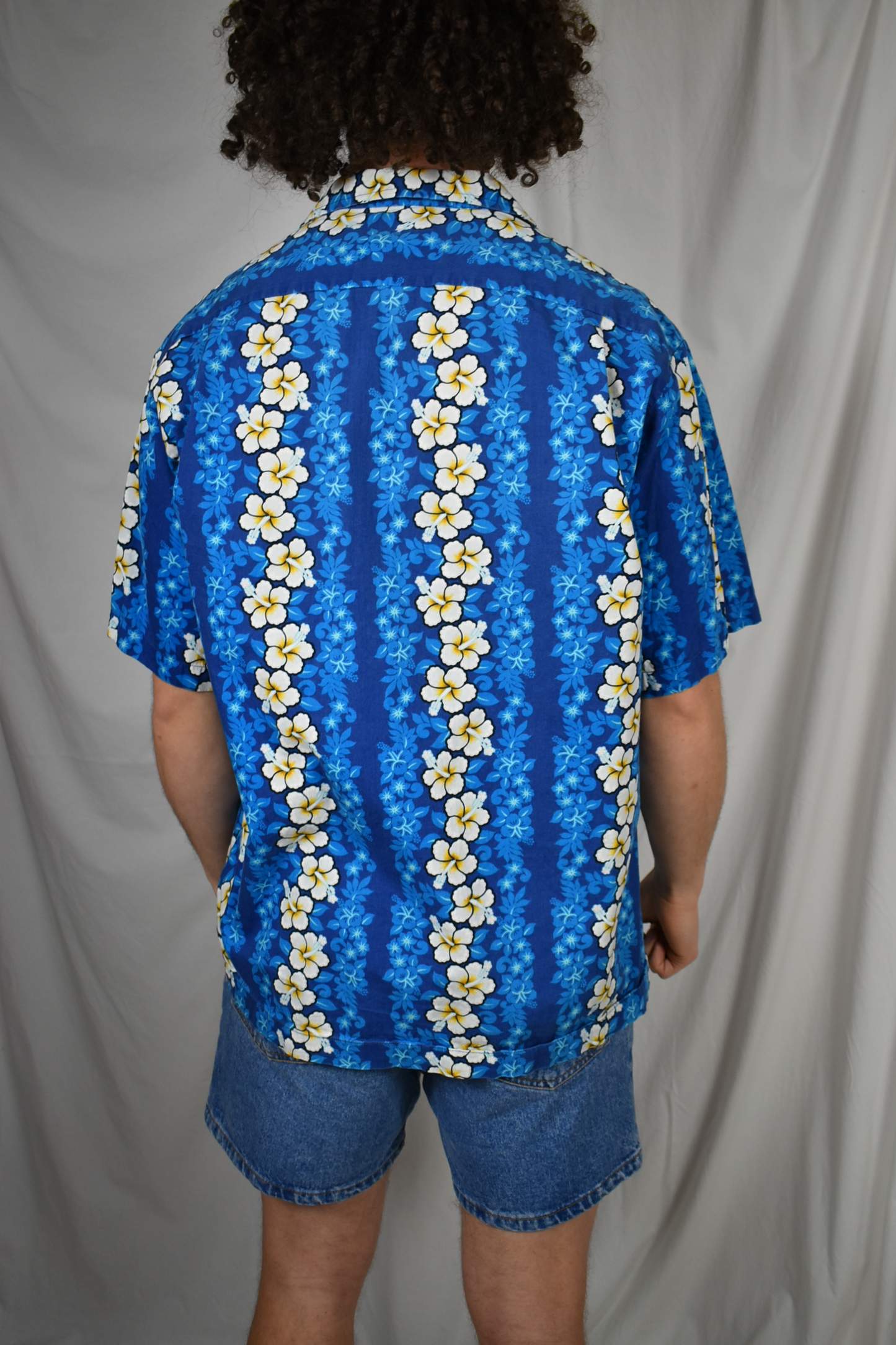 Vintage blouse bloemen