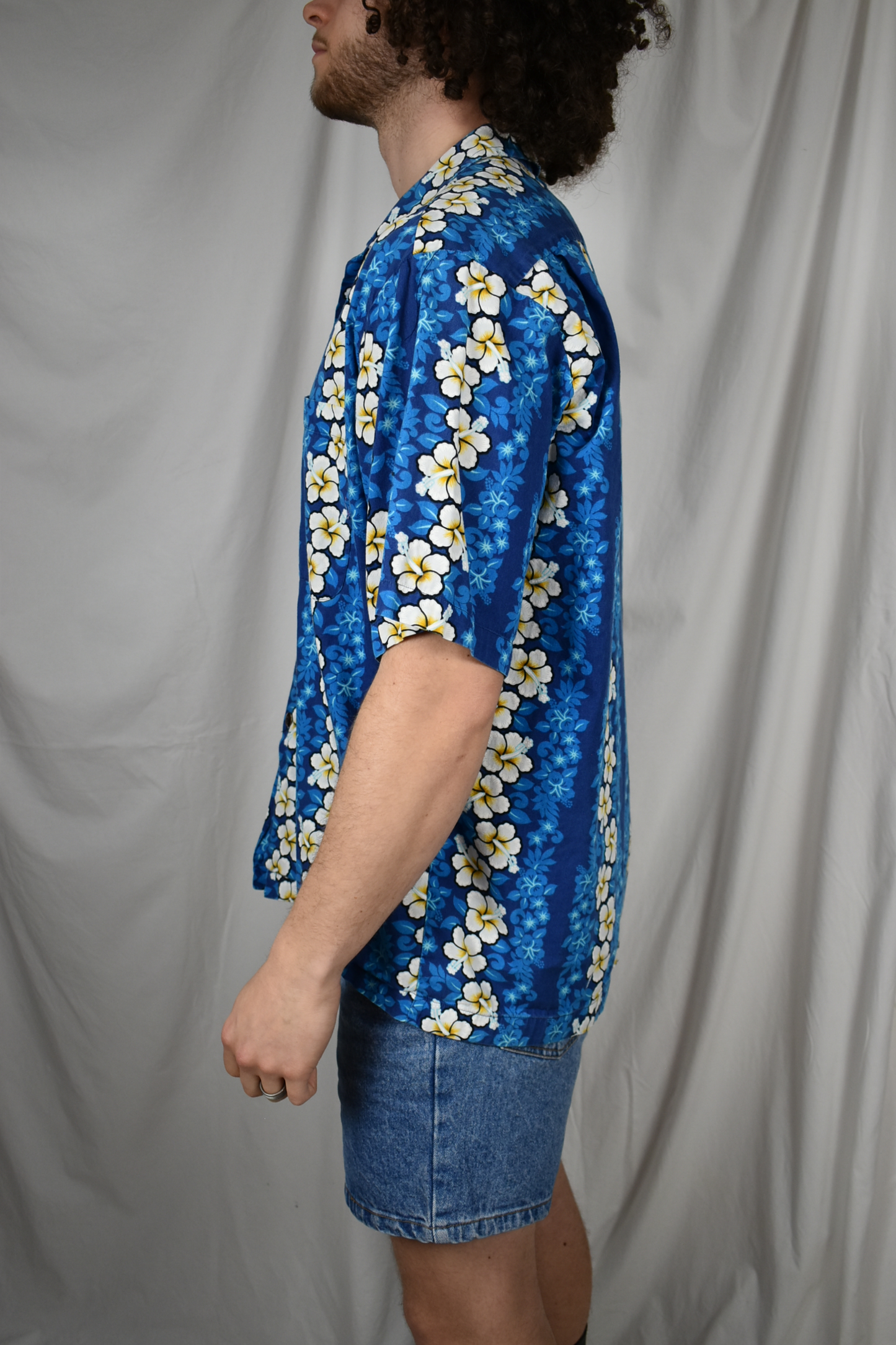 Vintage blouse bloemen