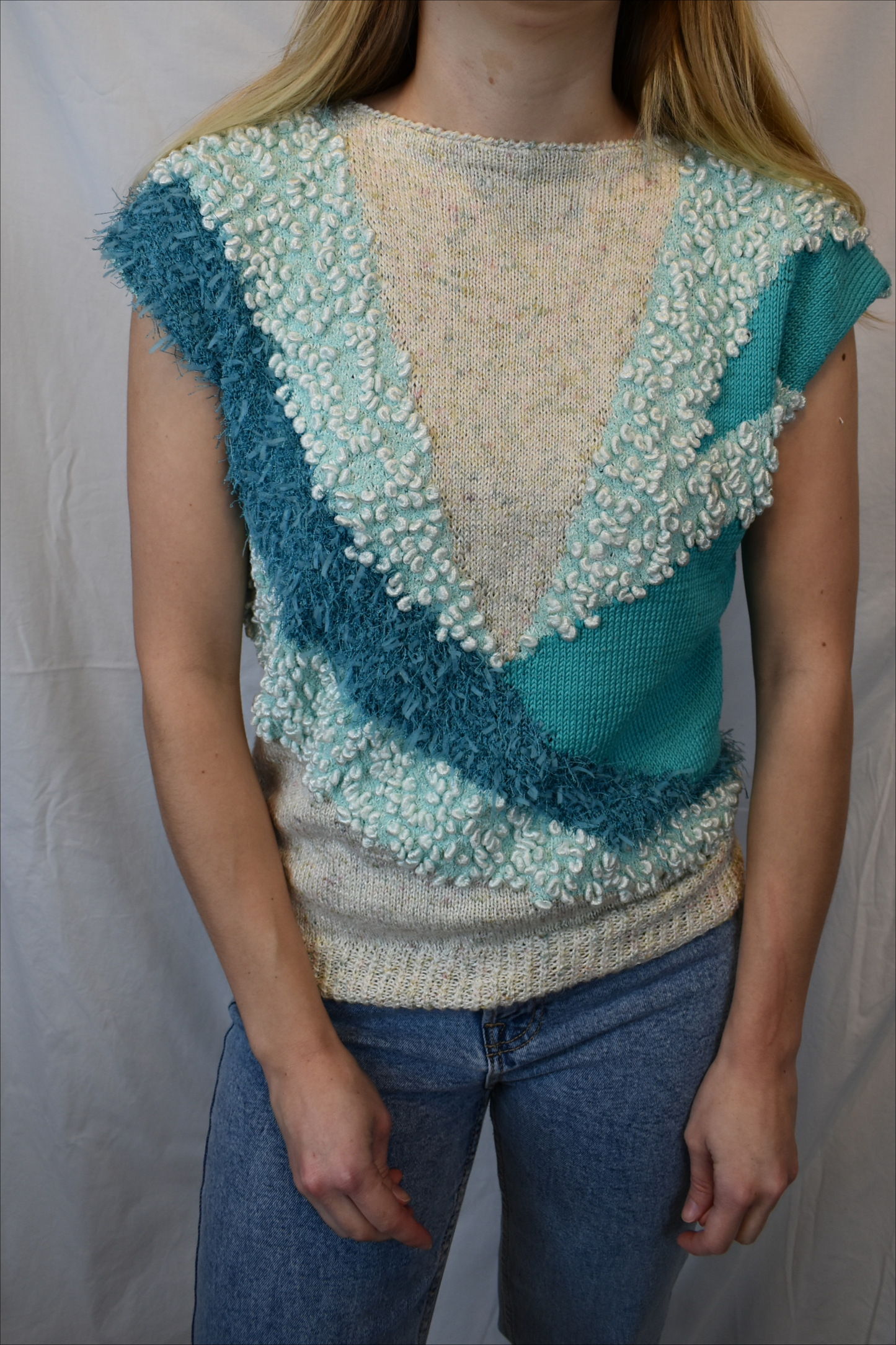 Vintage gehaakte top