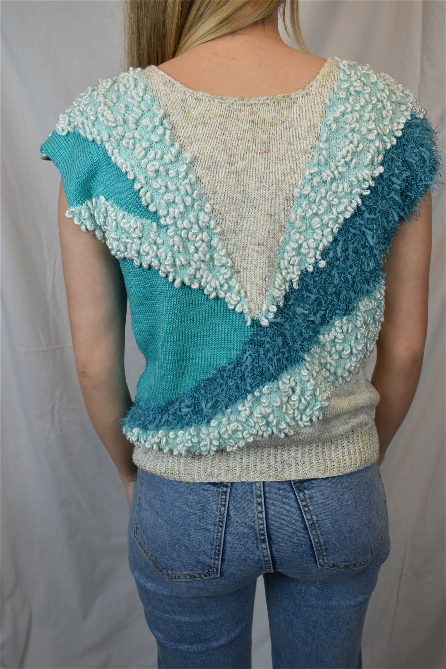 Vintage gehaakte top