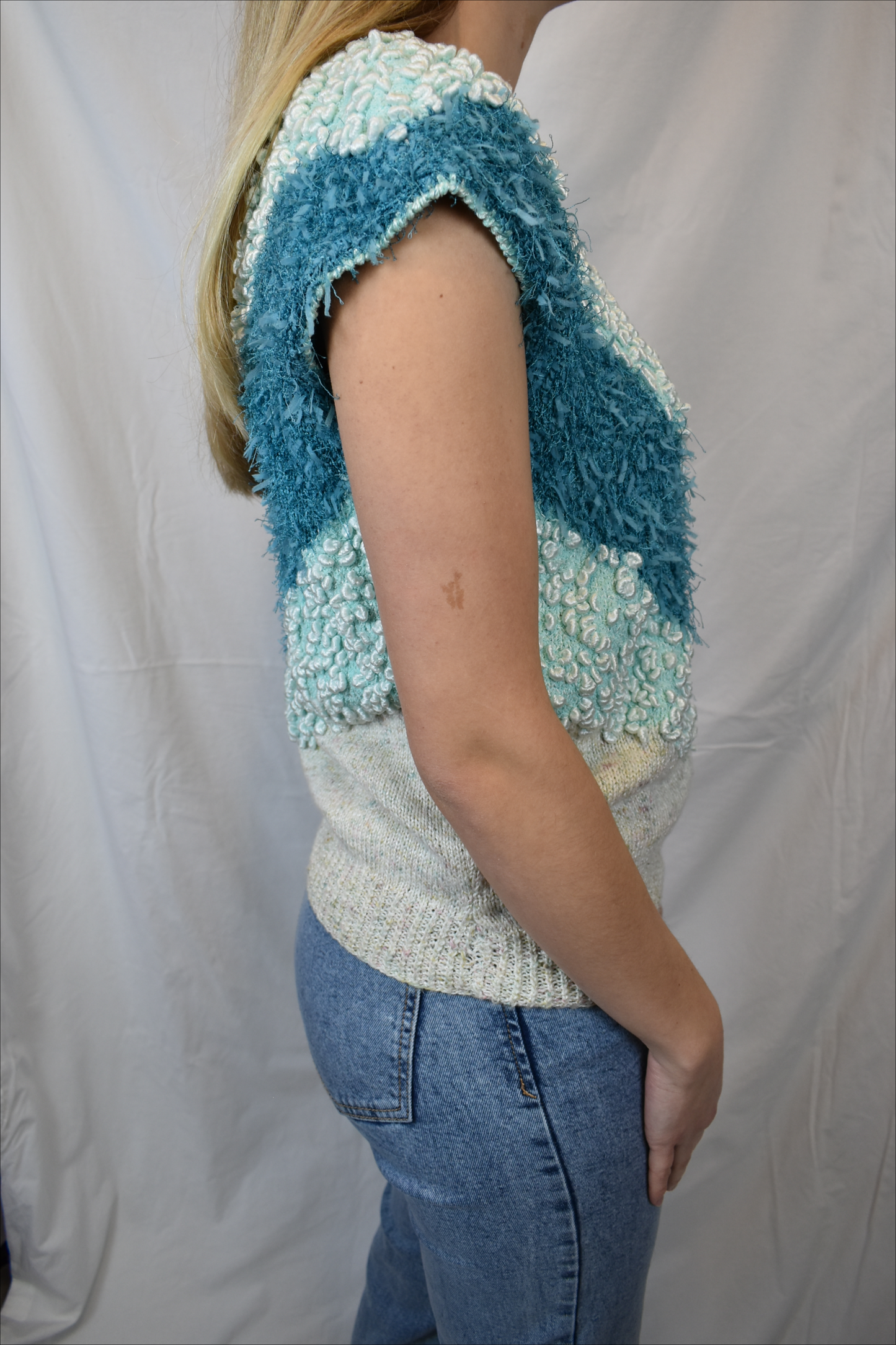 Vintage gehaakte top