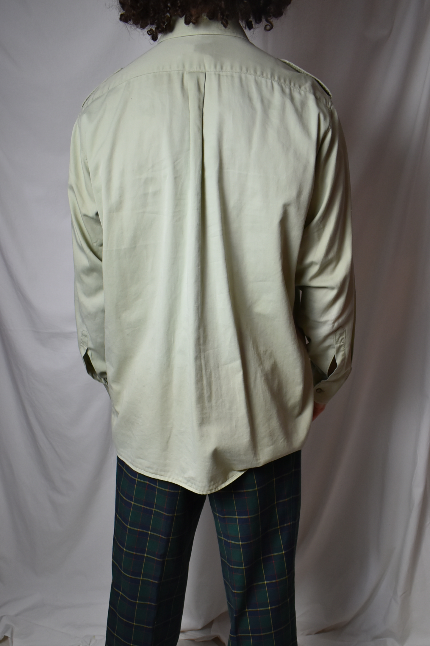 Heren blouse groen