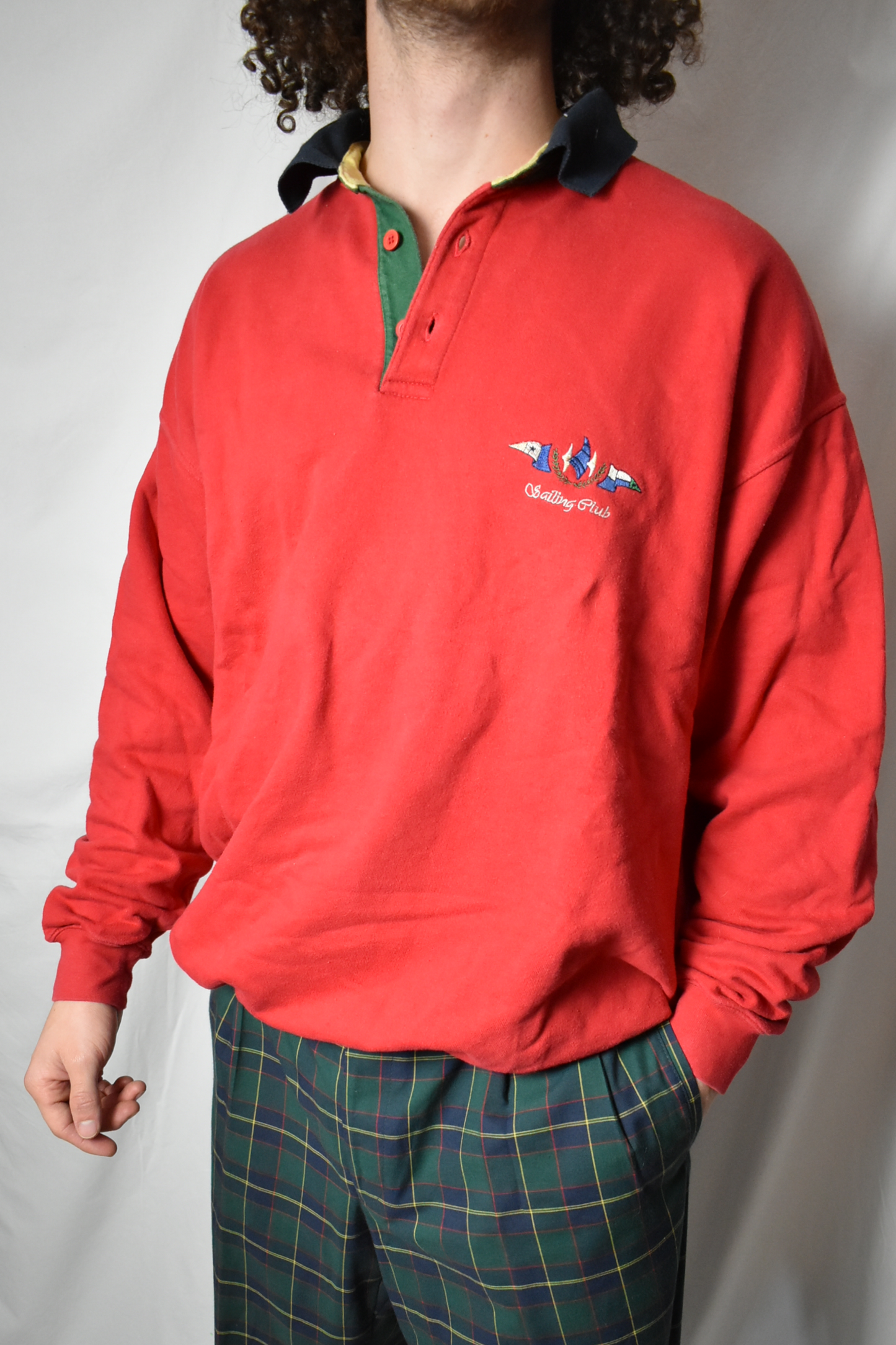 Vintage trui rood