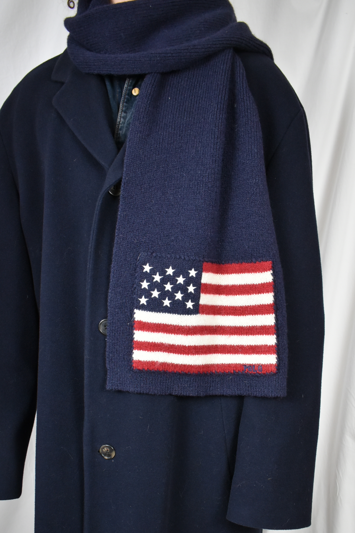Vintage Ralph lauren sjaal uniseks