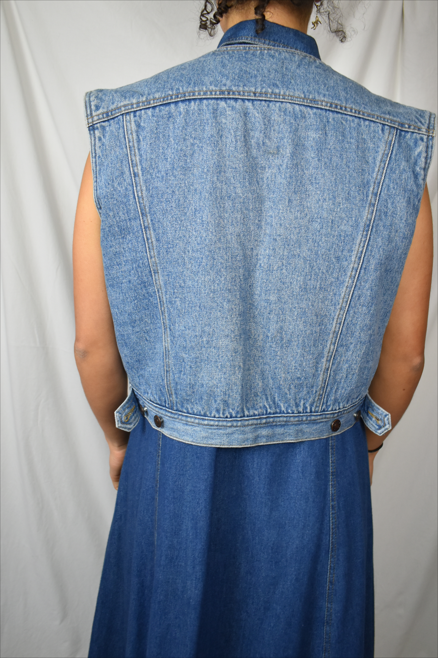 Vintage Rocky spijker gilet