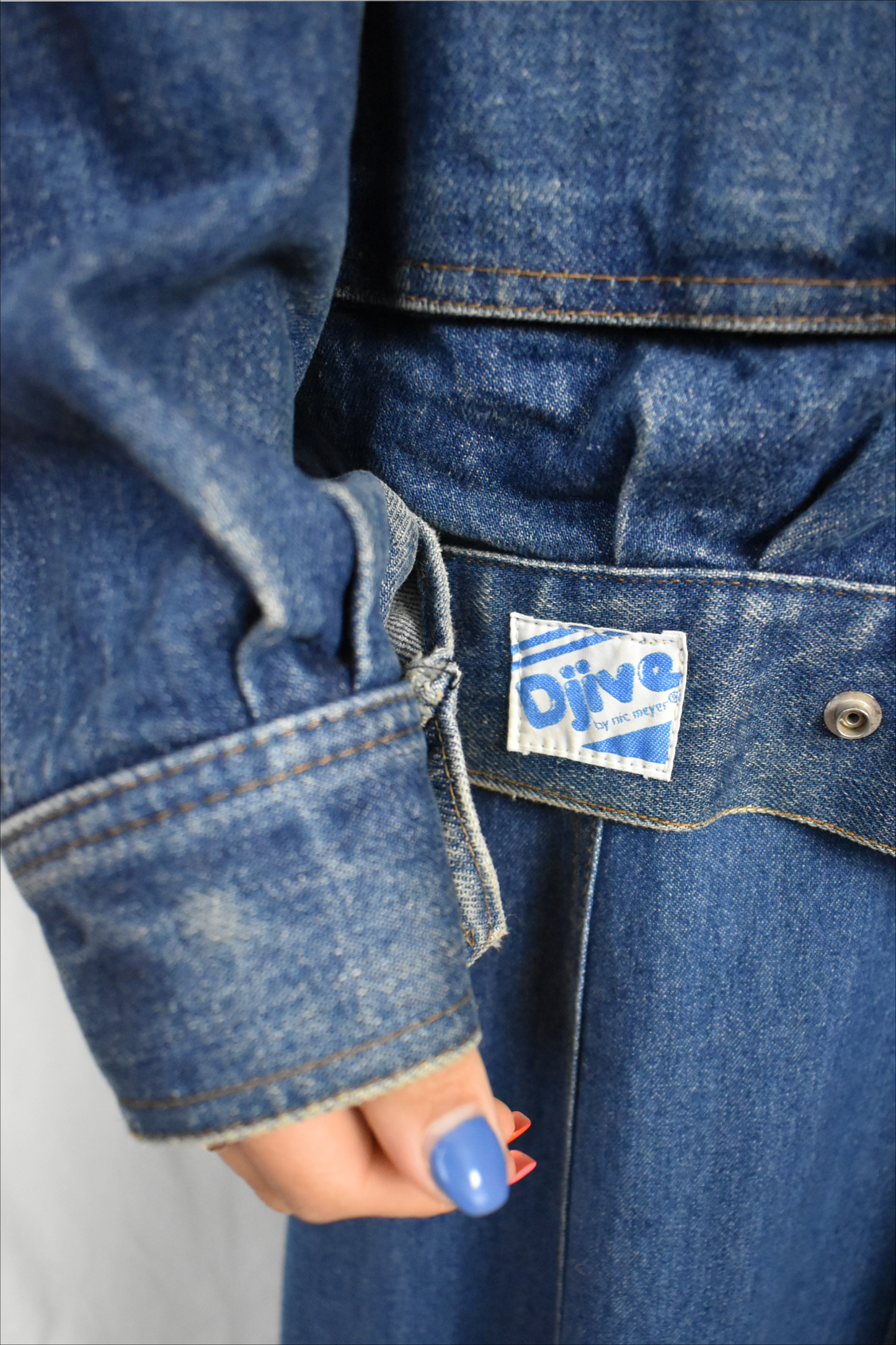 Vintage spijker jacket Djive