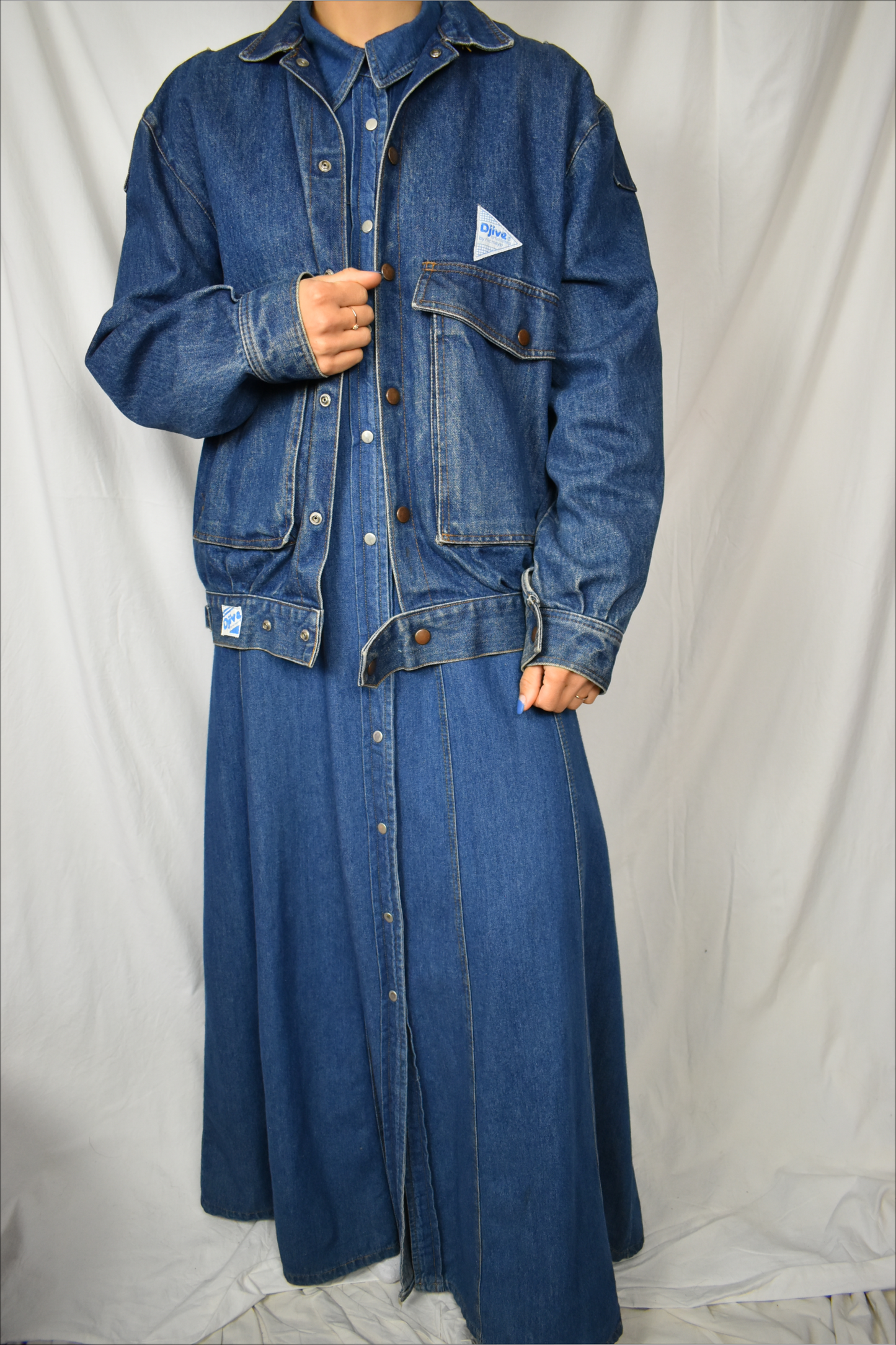 Vintage spijker jacket Djive