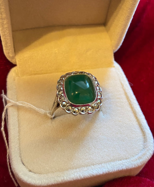 Art deco vintage ring 925