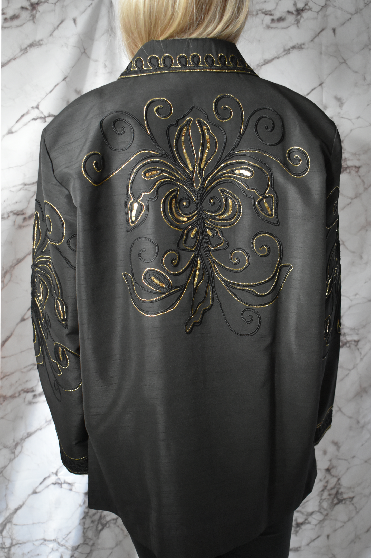 Vintage Indigo zwart  jacket