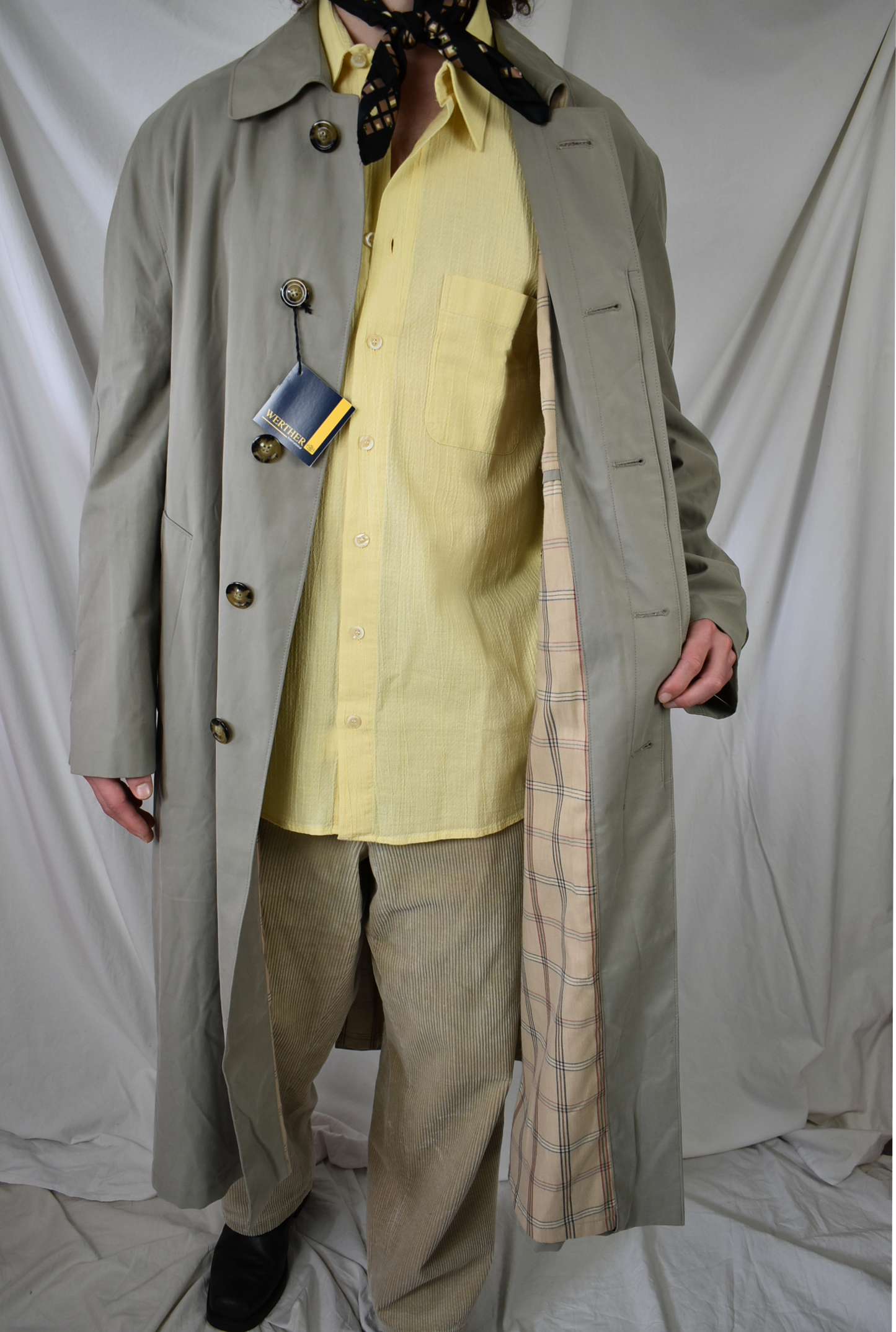 Vintage trenchcoat uniseks