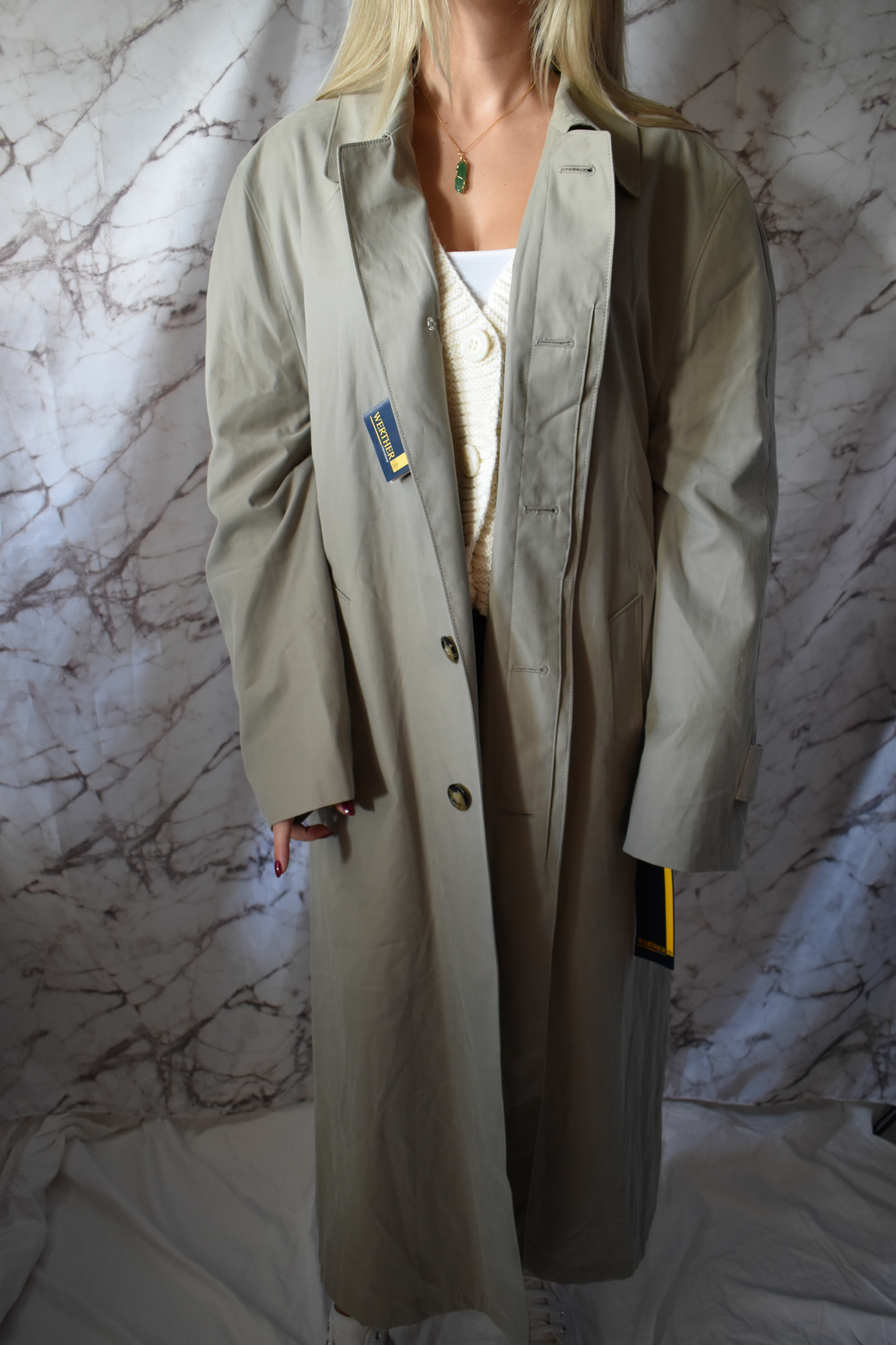 Vintage trenchcoat uniseks