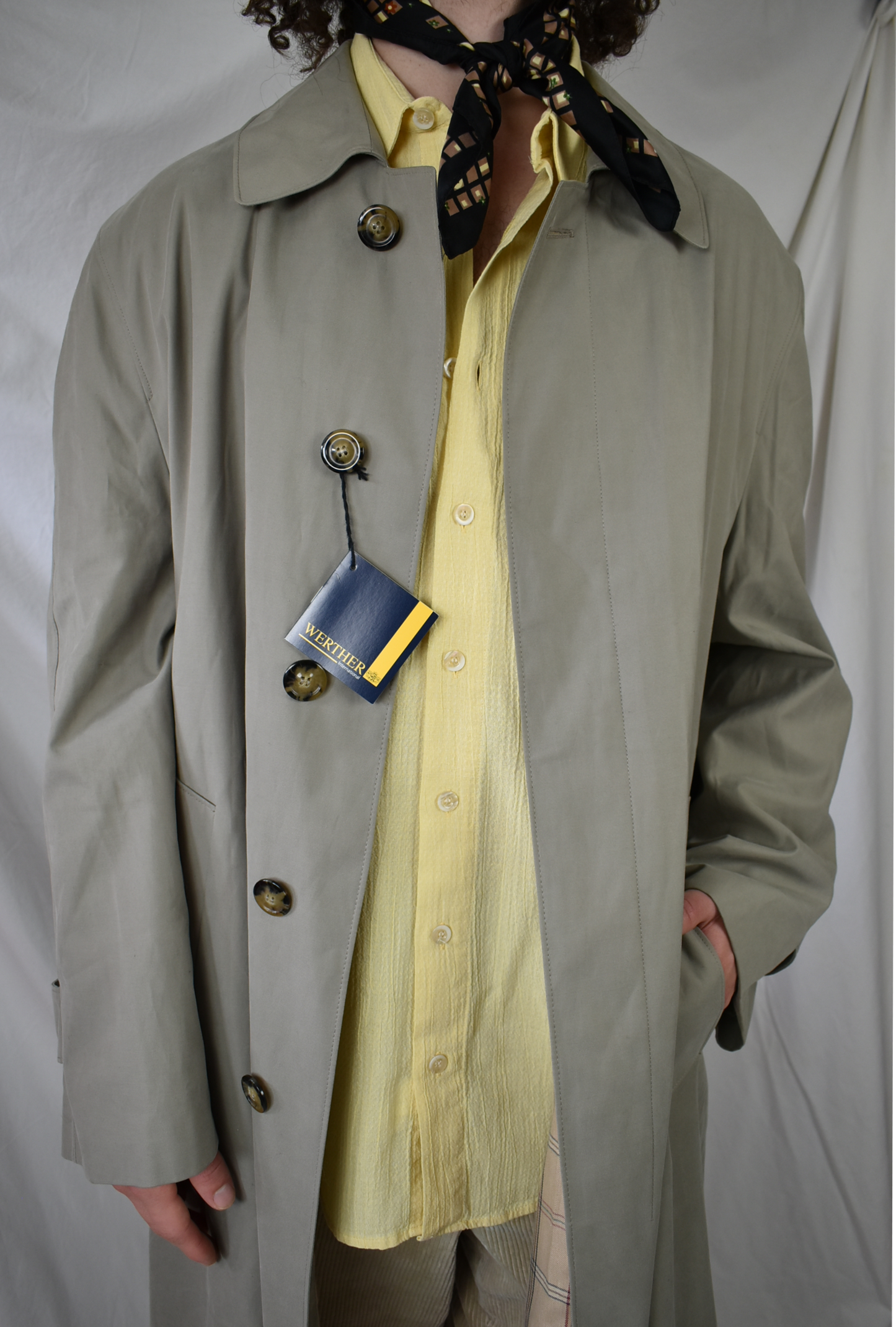 Vintage trenchcoat uniseks